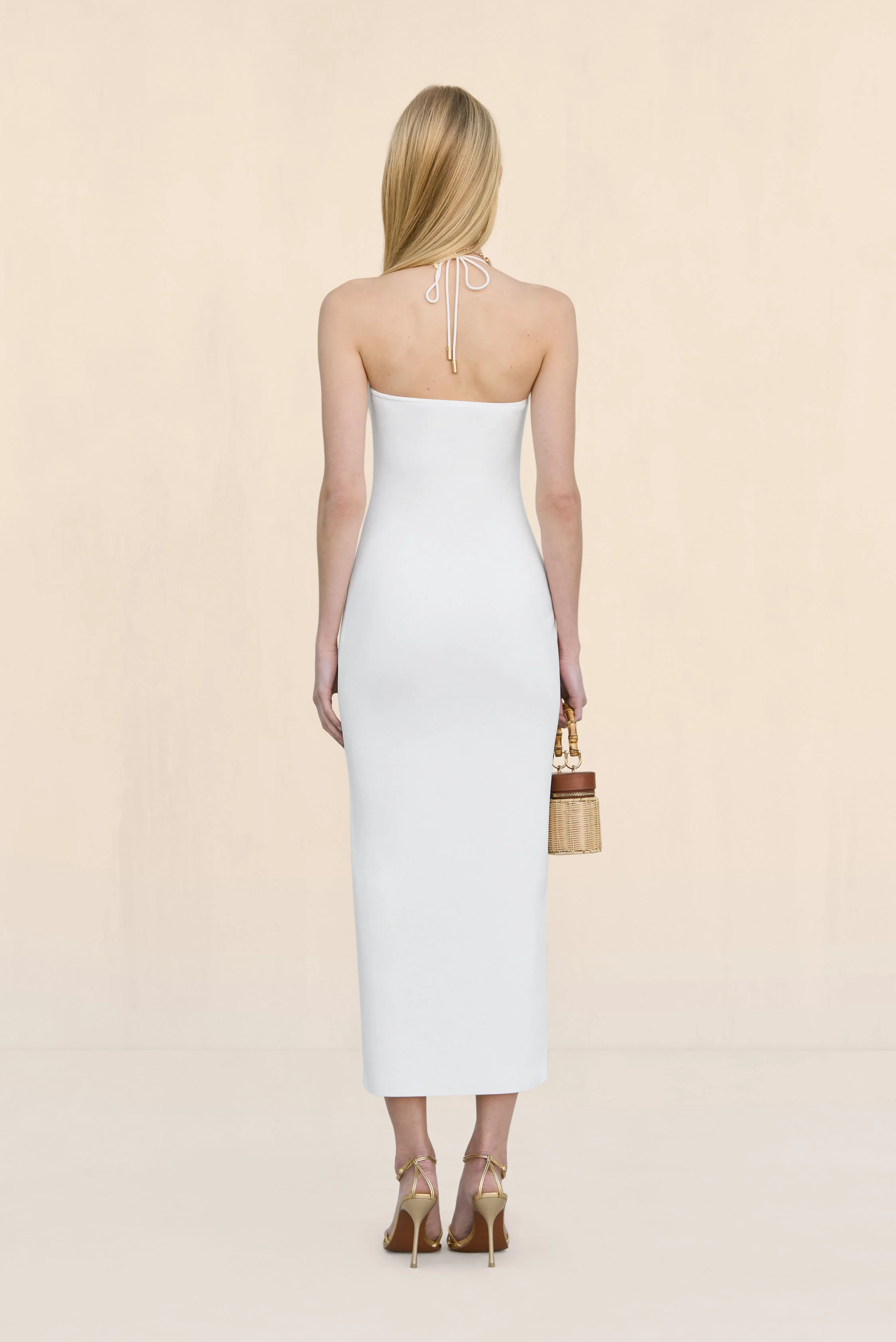 MELVILLE KNIT DRESS - OFF WHITE
