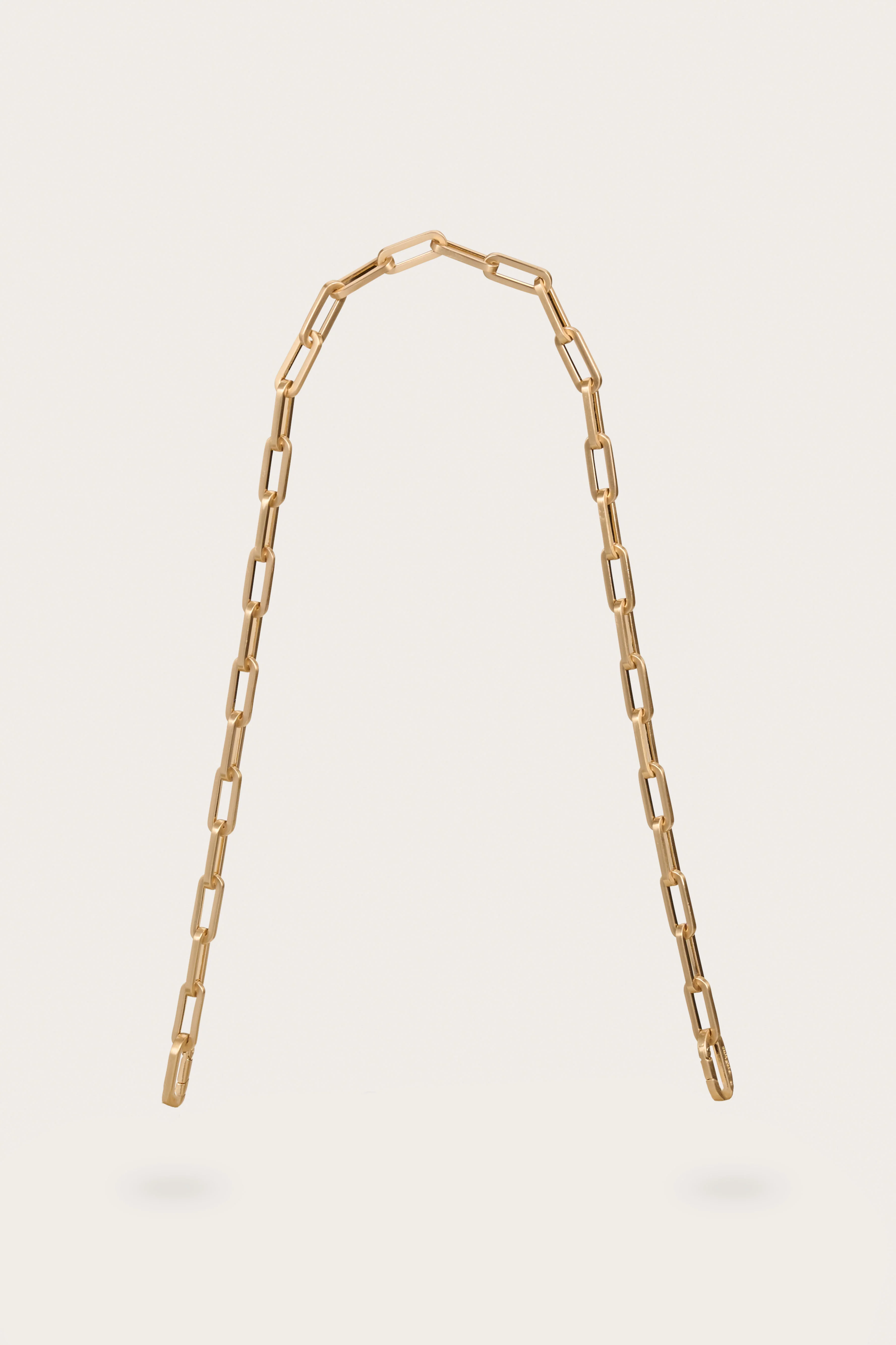TASHA DETACHABLE CLUTCH STRAP - BRUSHED BRASS