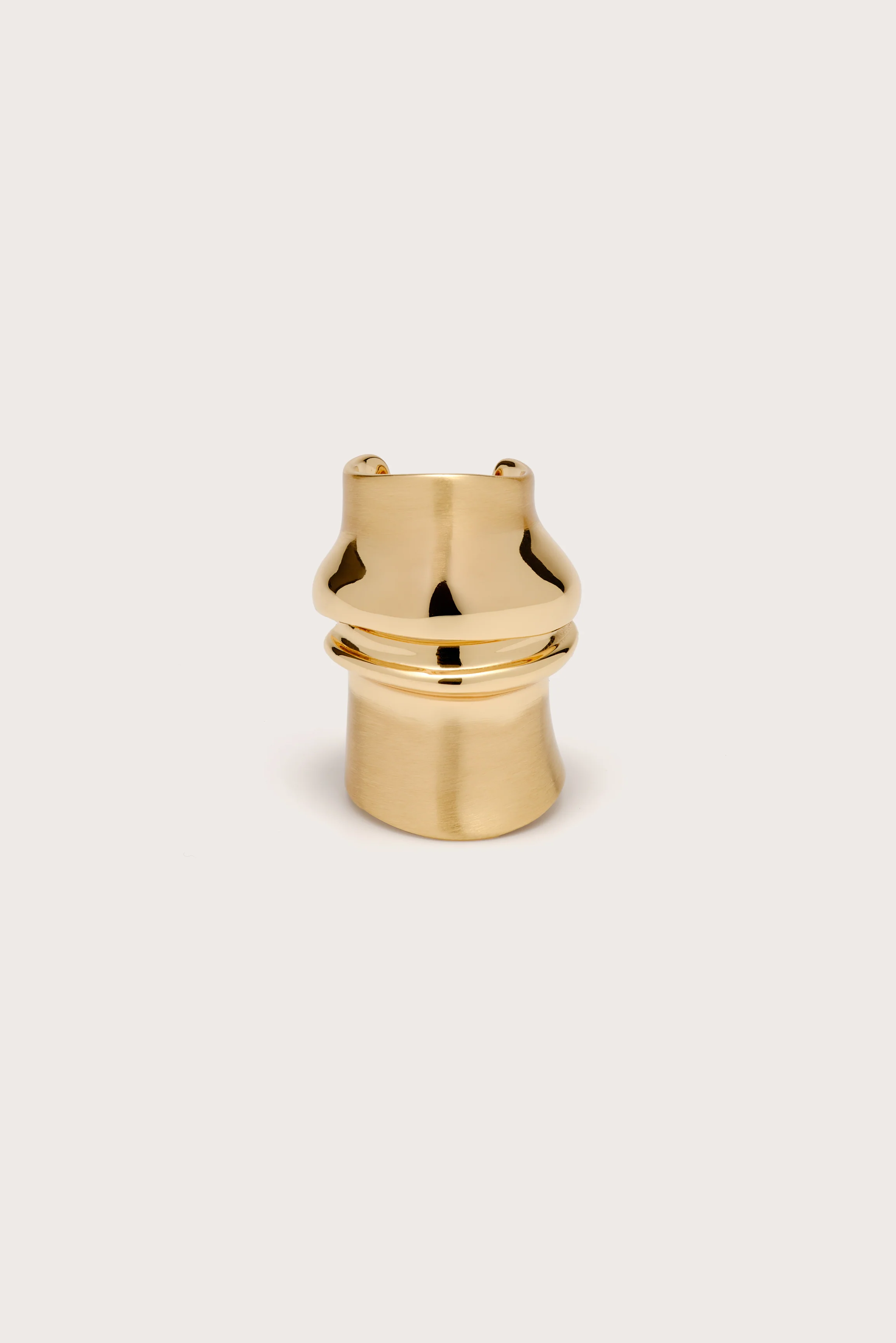 BAMBU RING - BRUSHED BRASS
