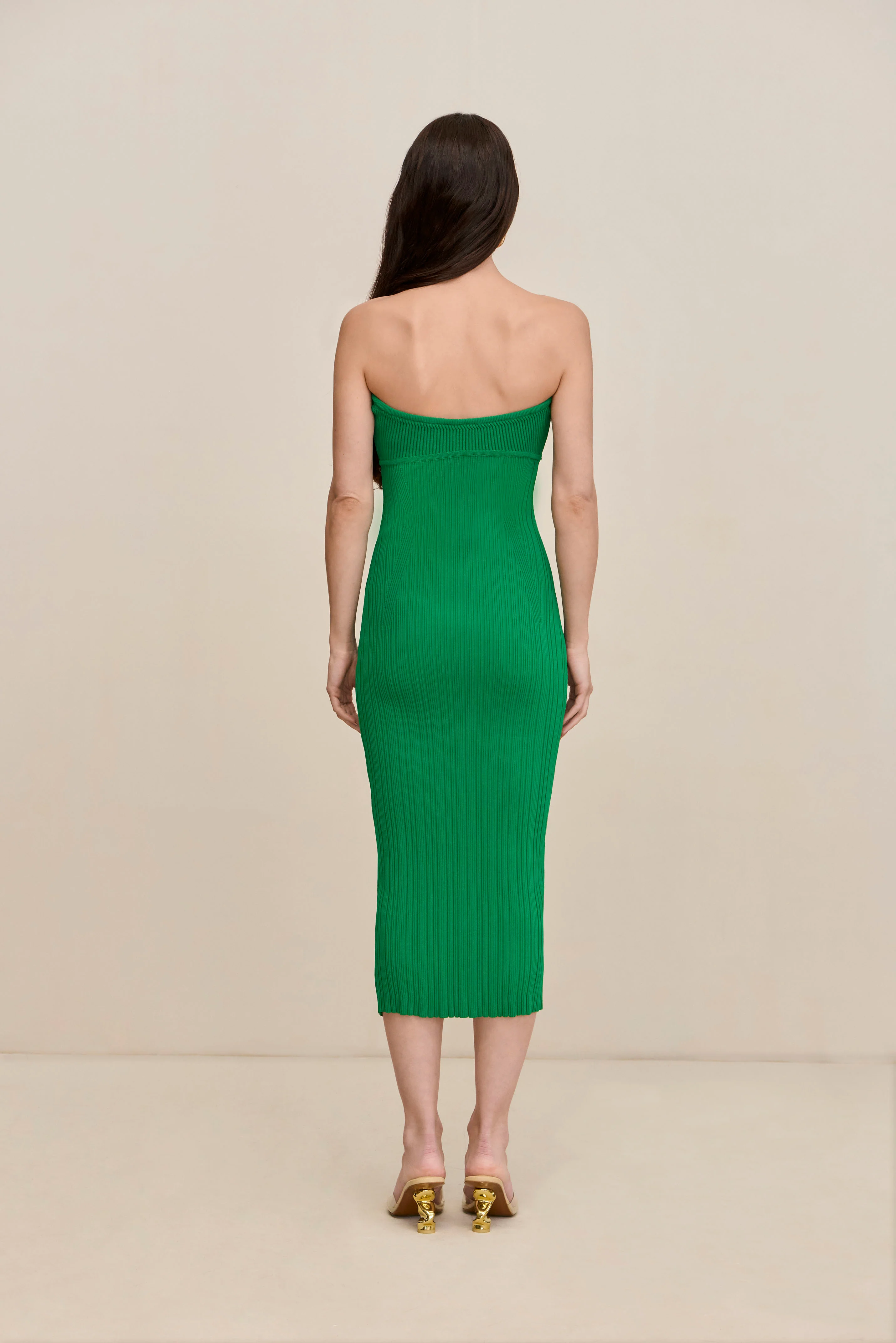 CHRISTY KNIT DRESS - MALACHITE