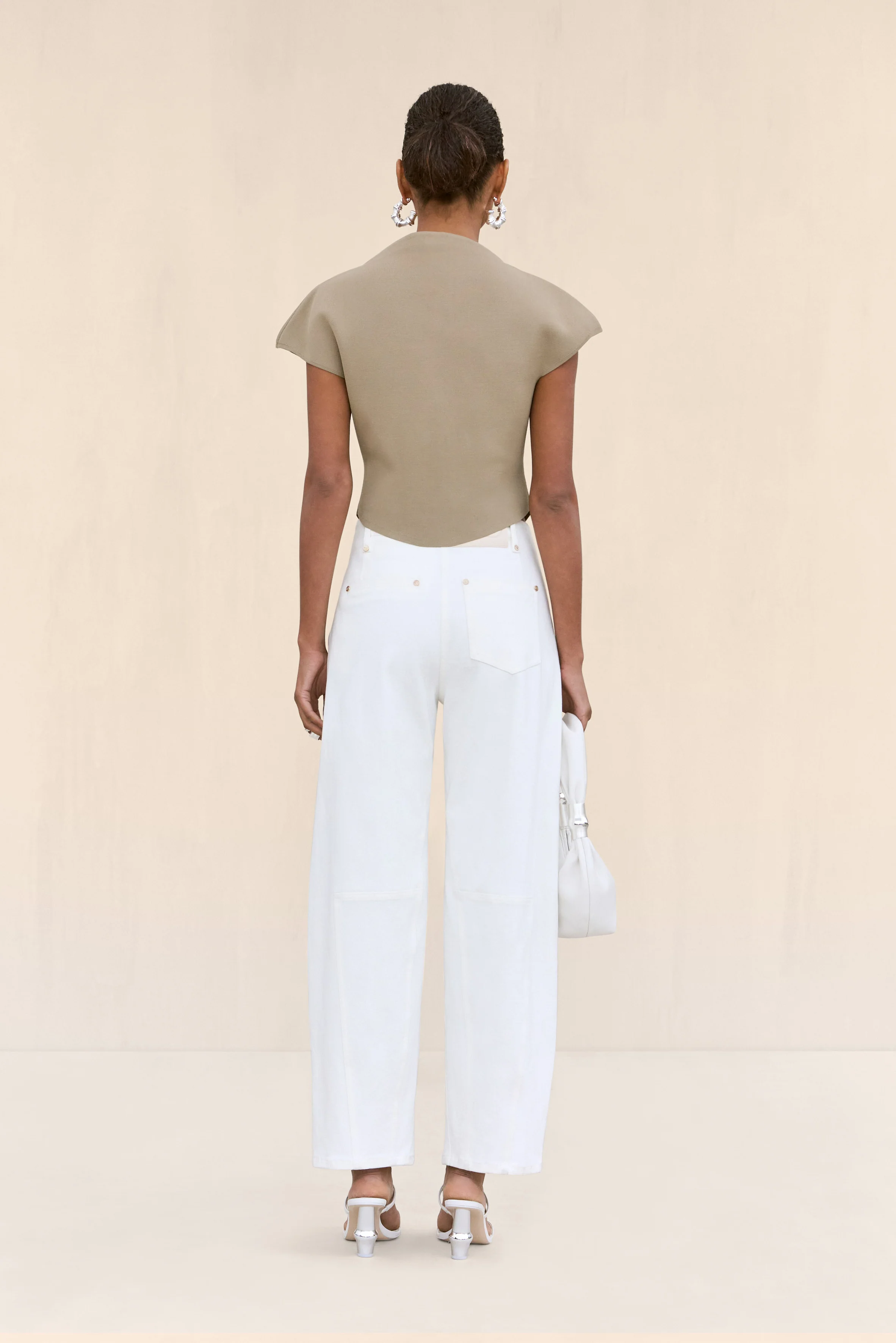 VIRGINIANA KNIT TOP - NUTMEG