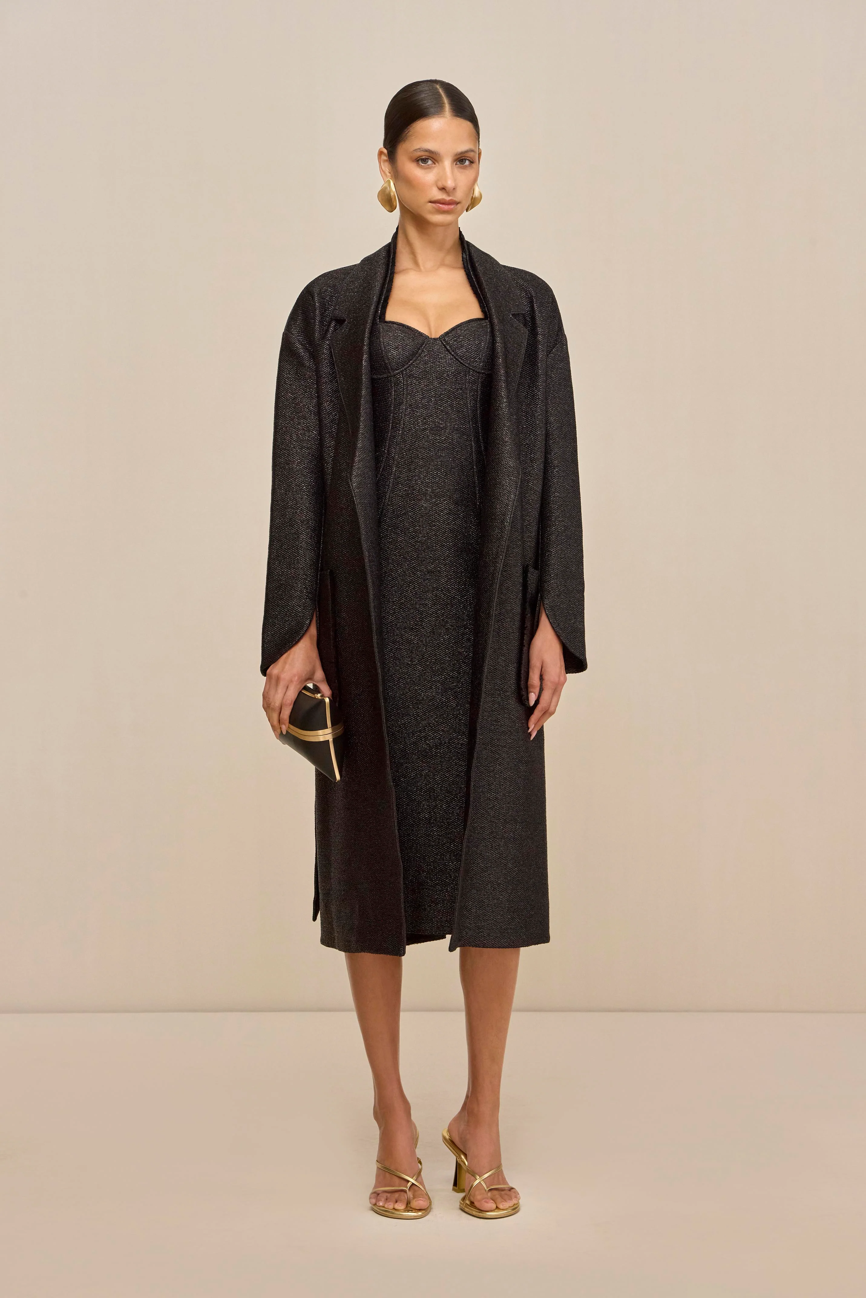 DREA COAT - BLACK