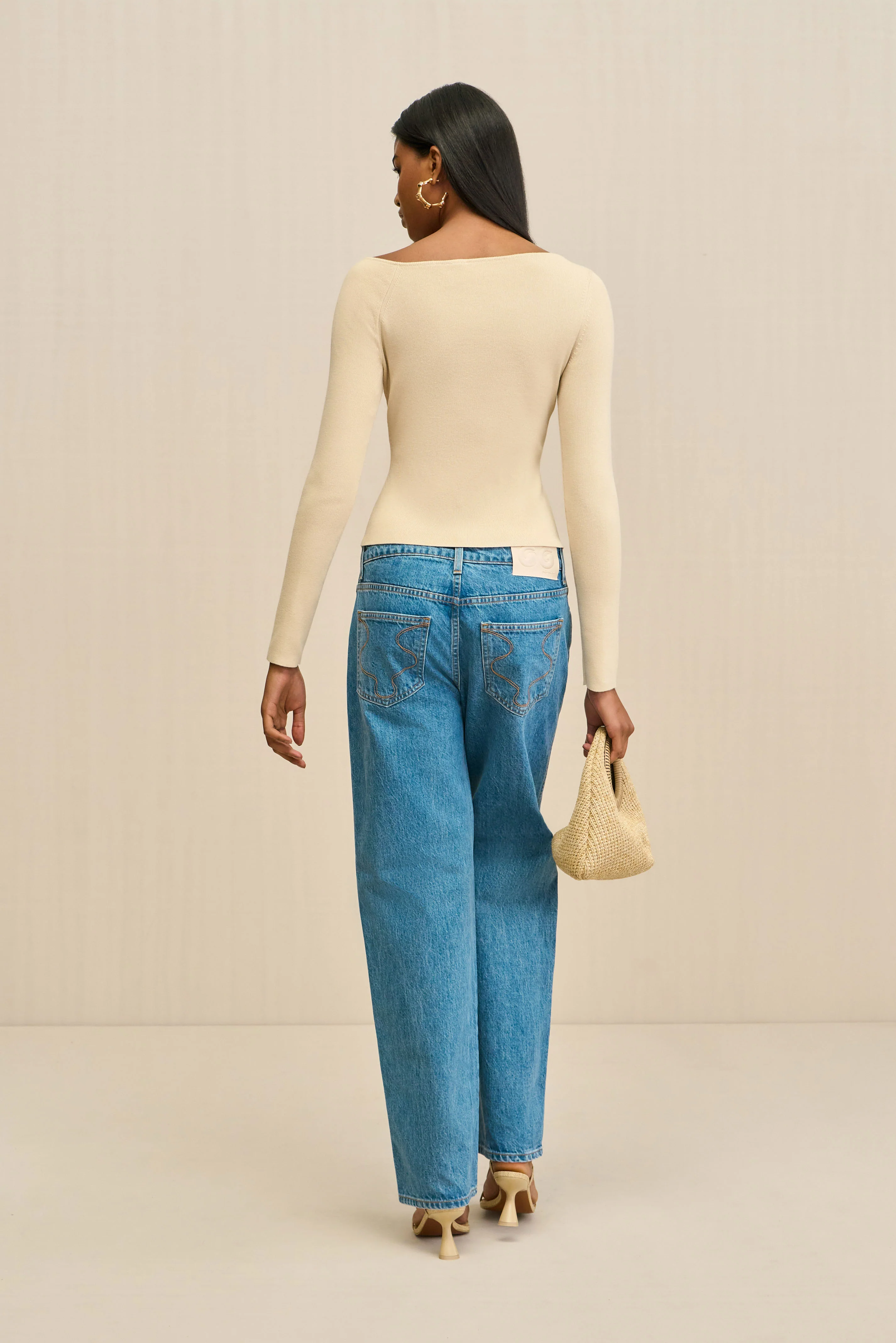 IRIS KNIT TOP - BEACH