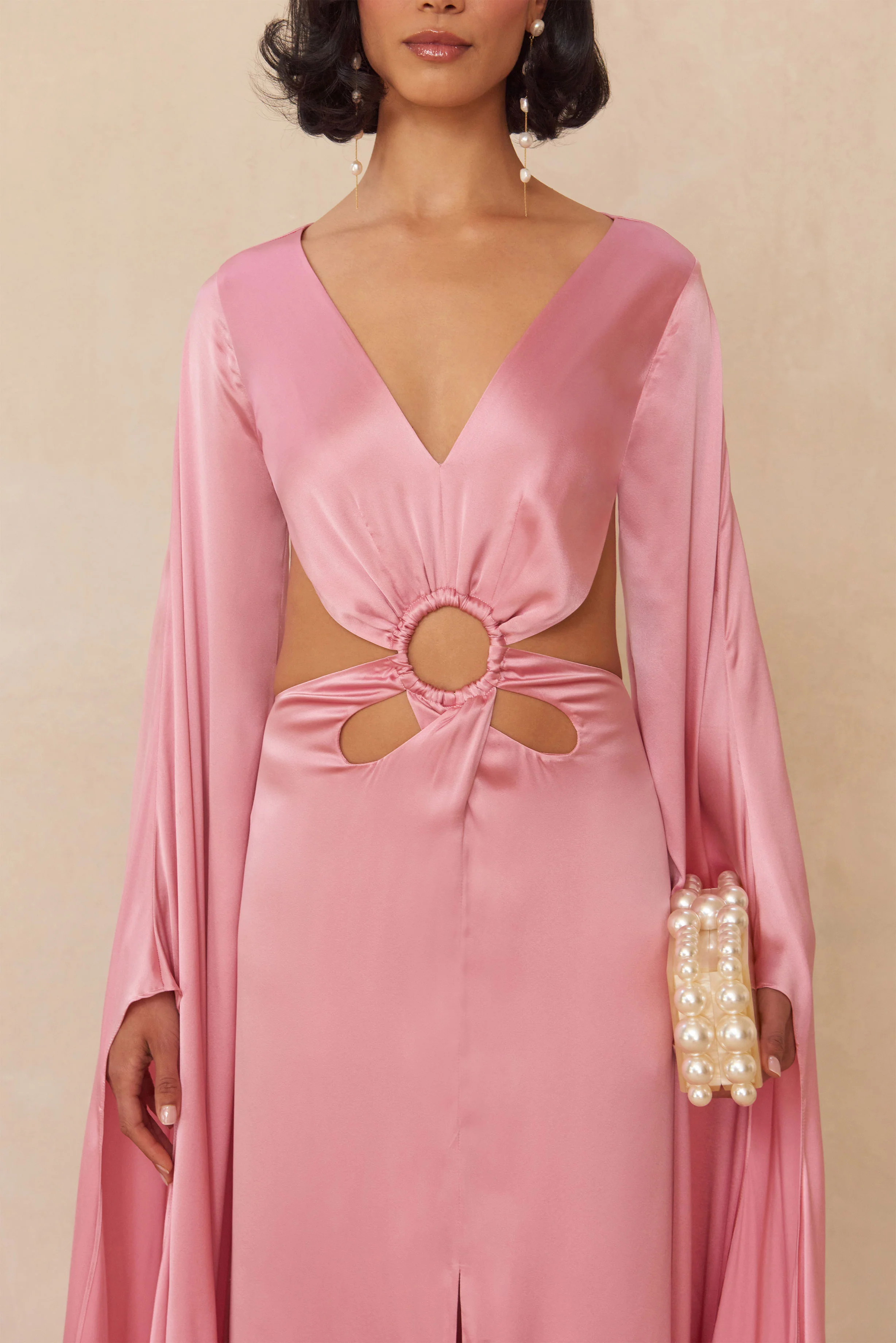 JASMIN GOWN - SHELL PINK