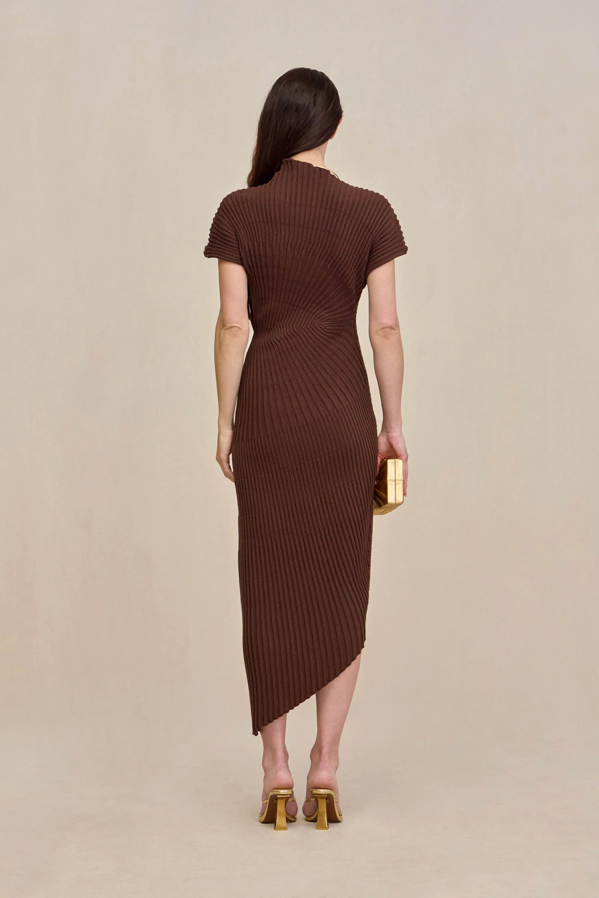 CHRYSTA KNIT DRESS - JAVA