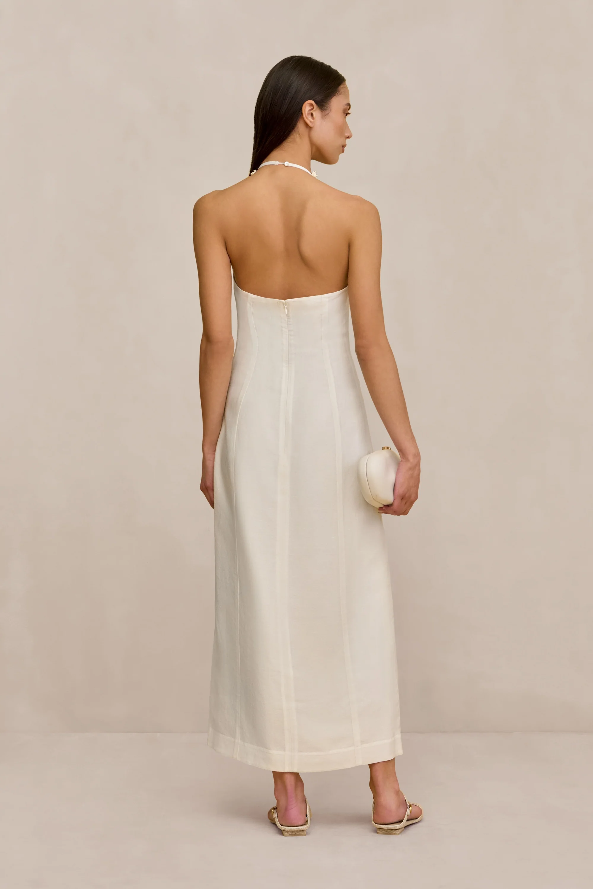 LENA DRESS - OFF WHITE