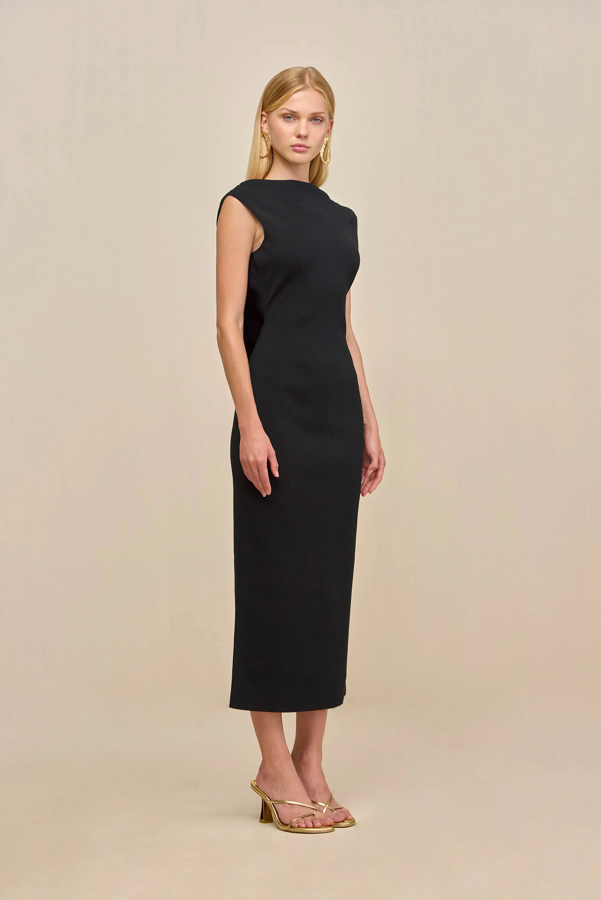 DEIRDRA DRESS - BLACK
