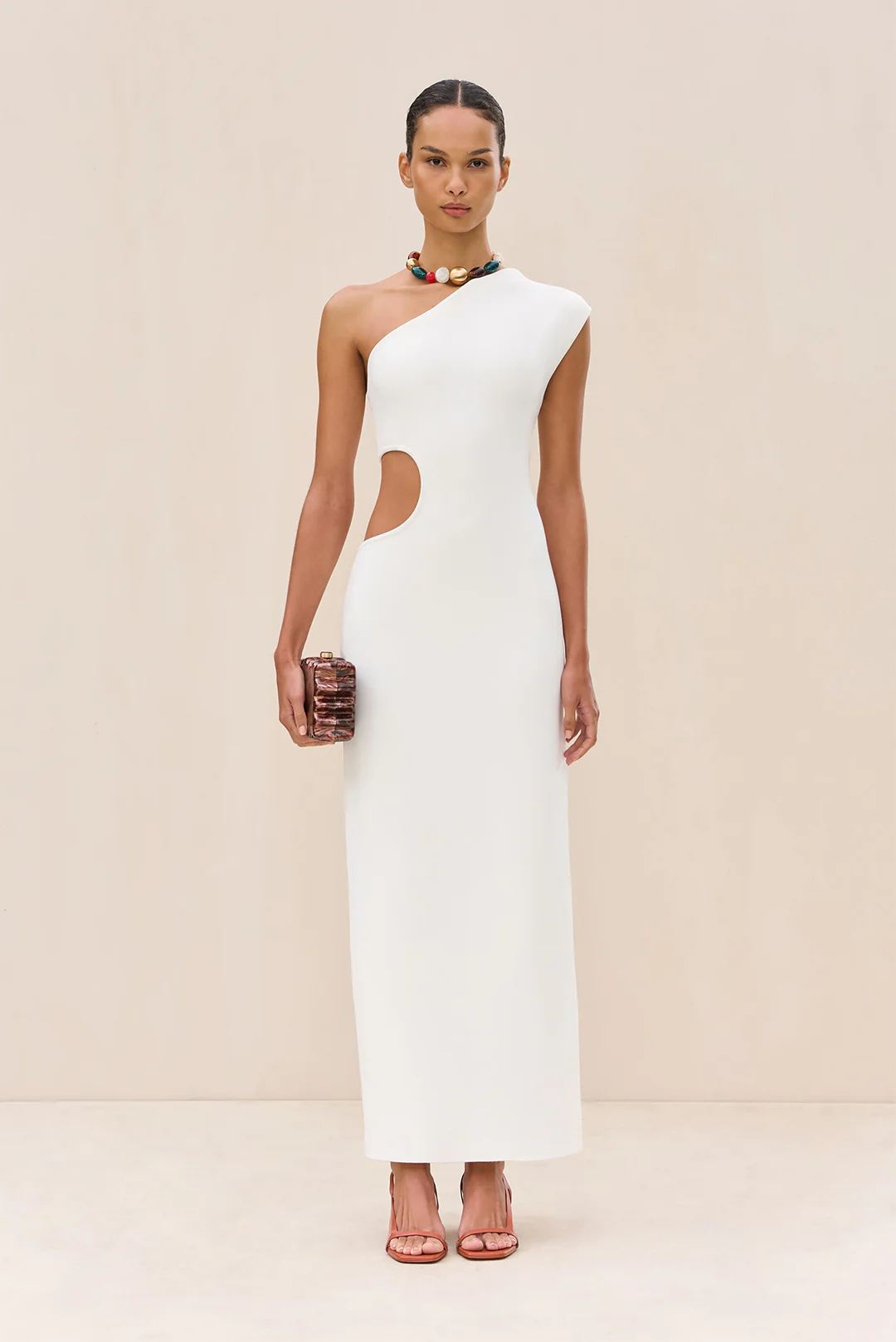LINNEA KNIT DRESS - OFF WHITE