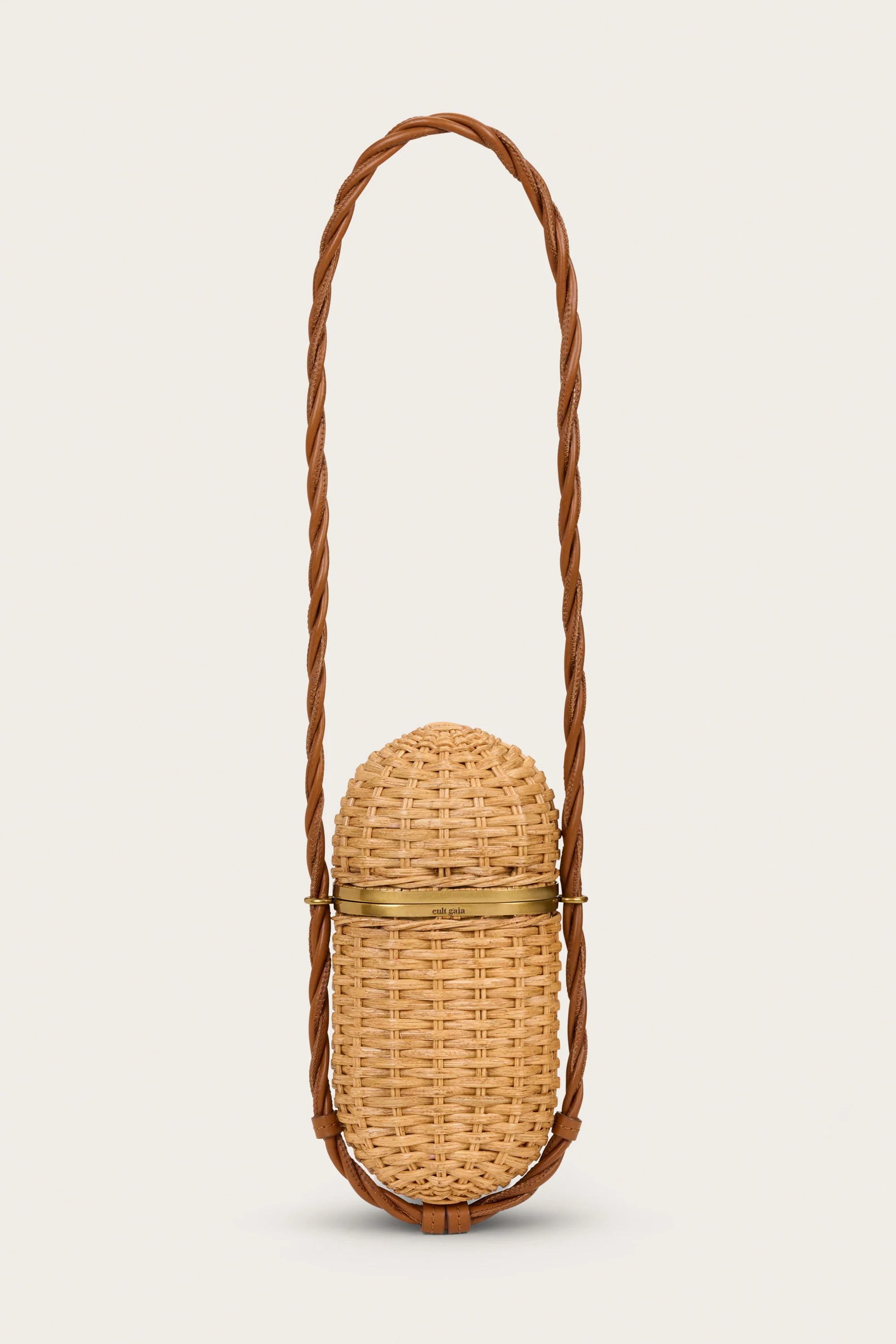 AMULET CLUTCH - TOASTED NATURAL