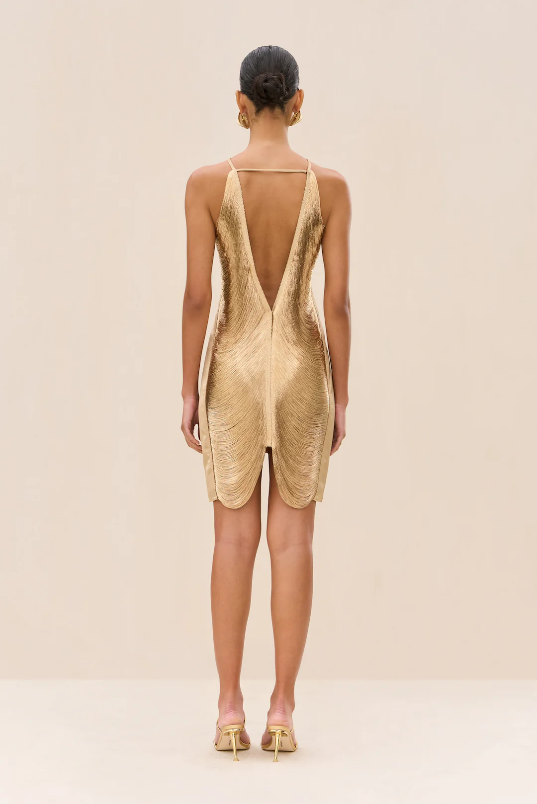 MARA DRESS - LIGHT GOLD