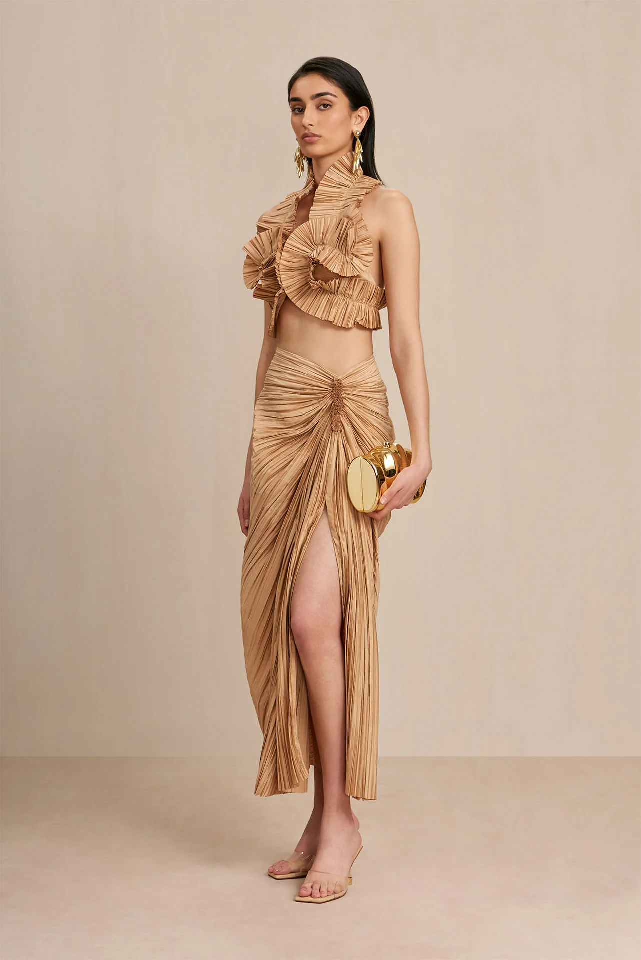 ADILIA TOP - LIGHT CAMEL