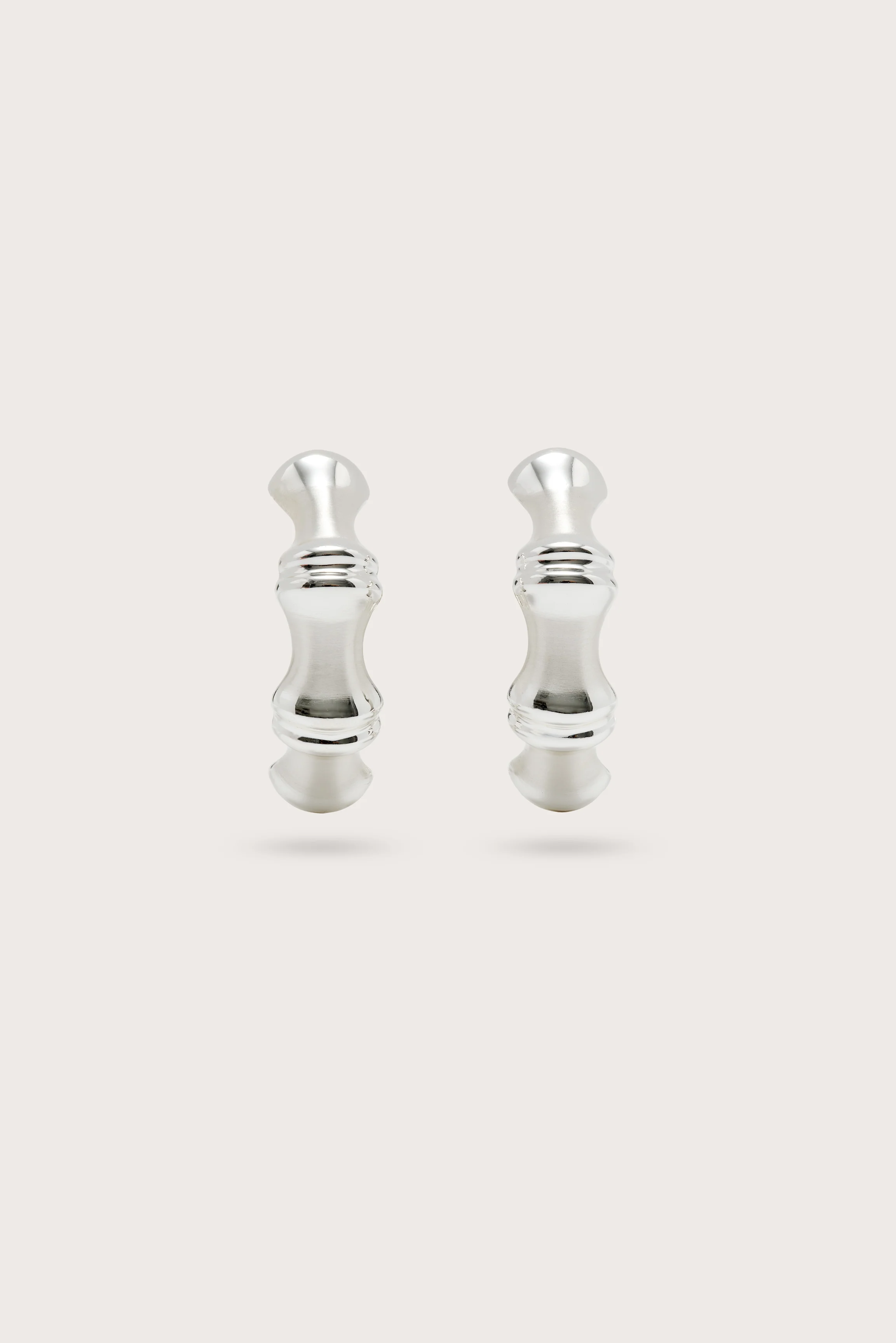 BAMBU EARRING - ANTIQUE SILVER
