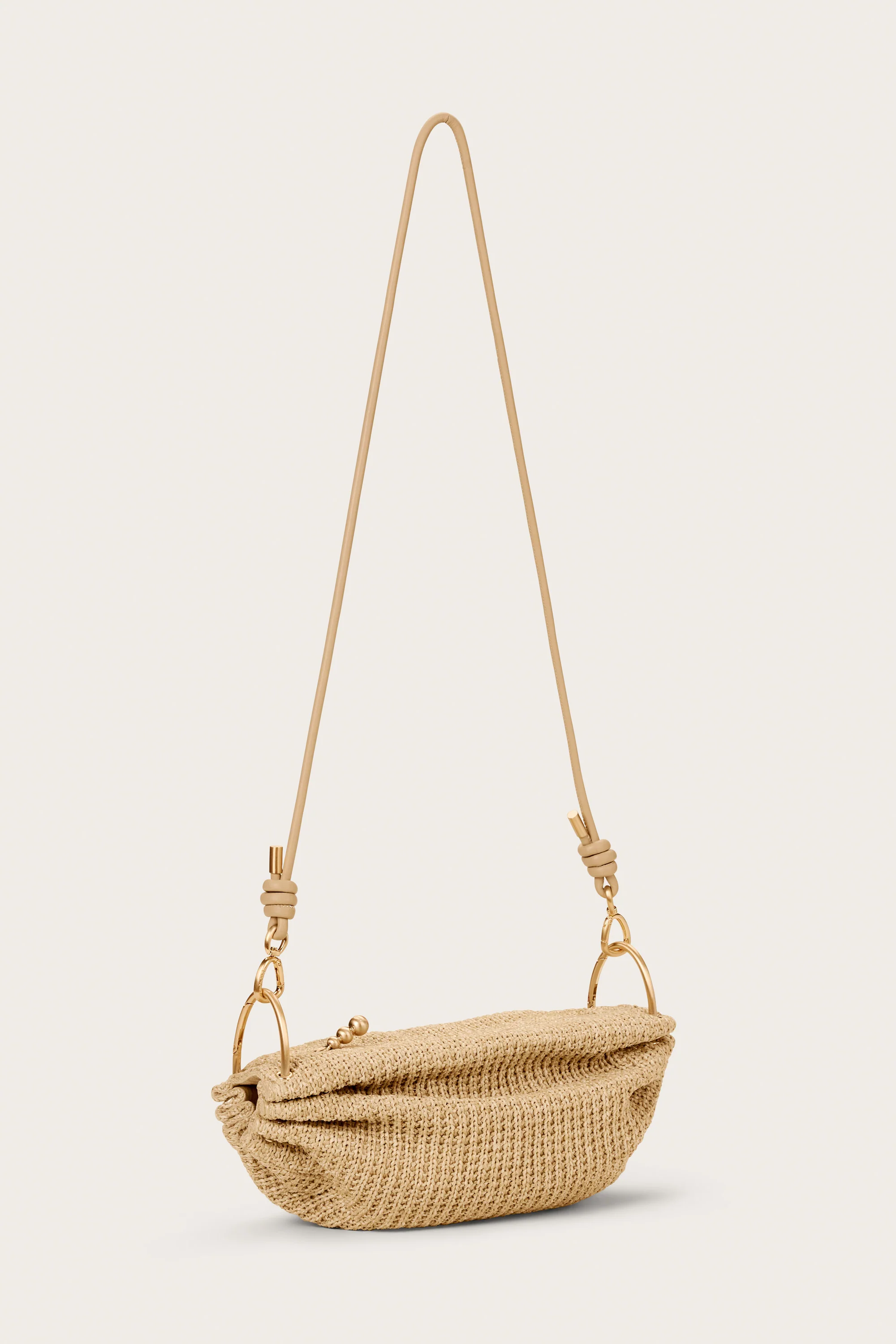 CINCH CROSSBODY BAG - NATURAL