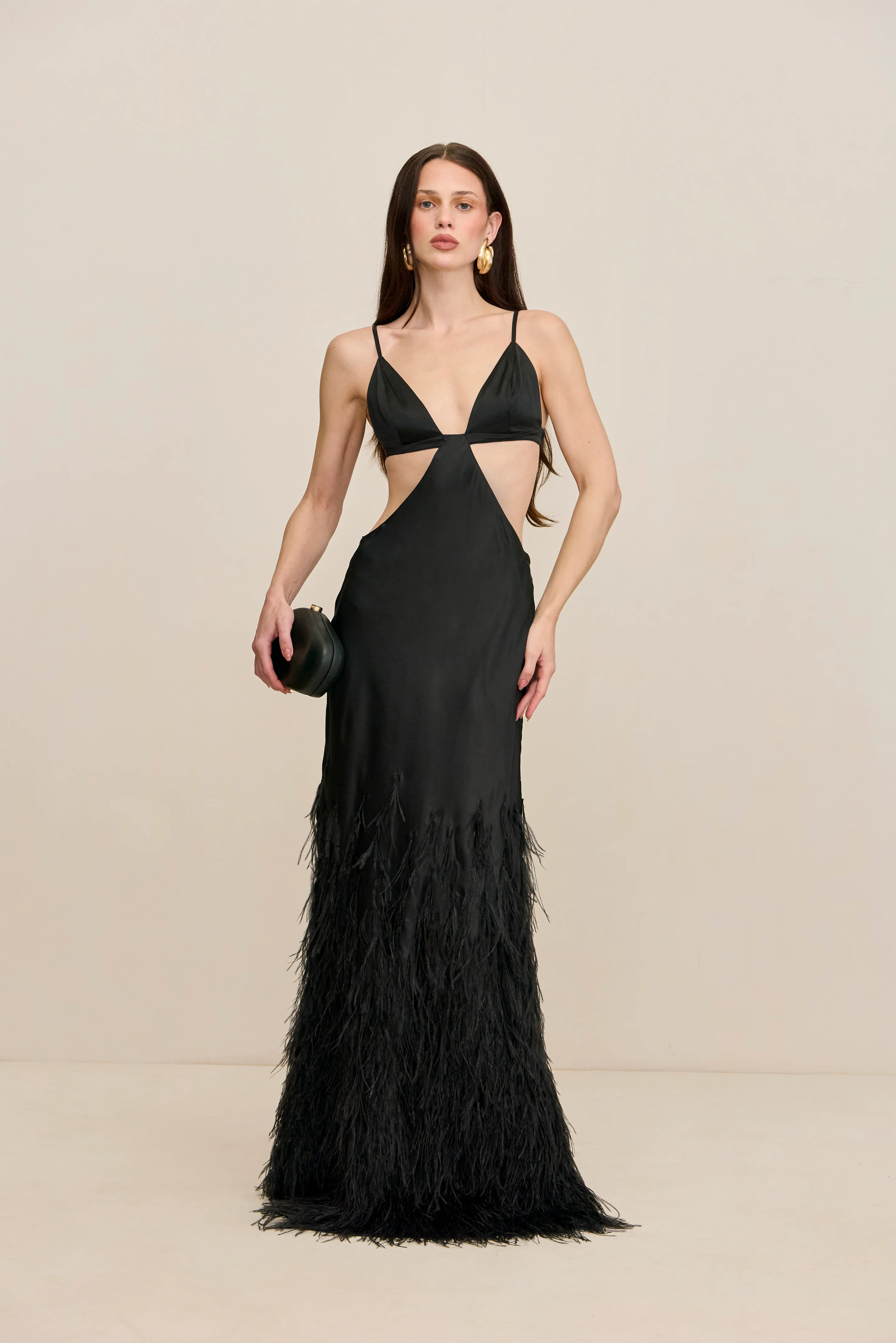 RAISA GOWN - BLACK