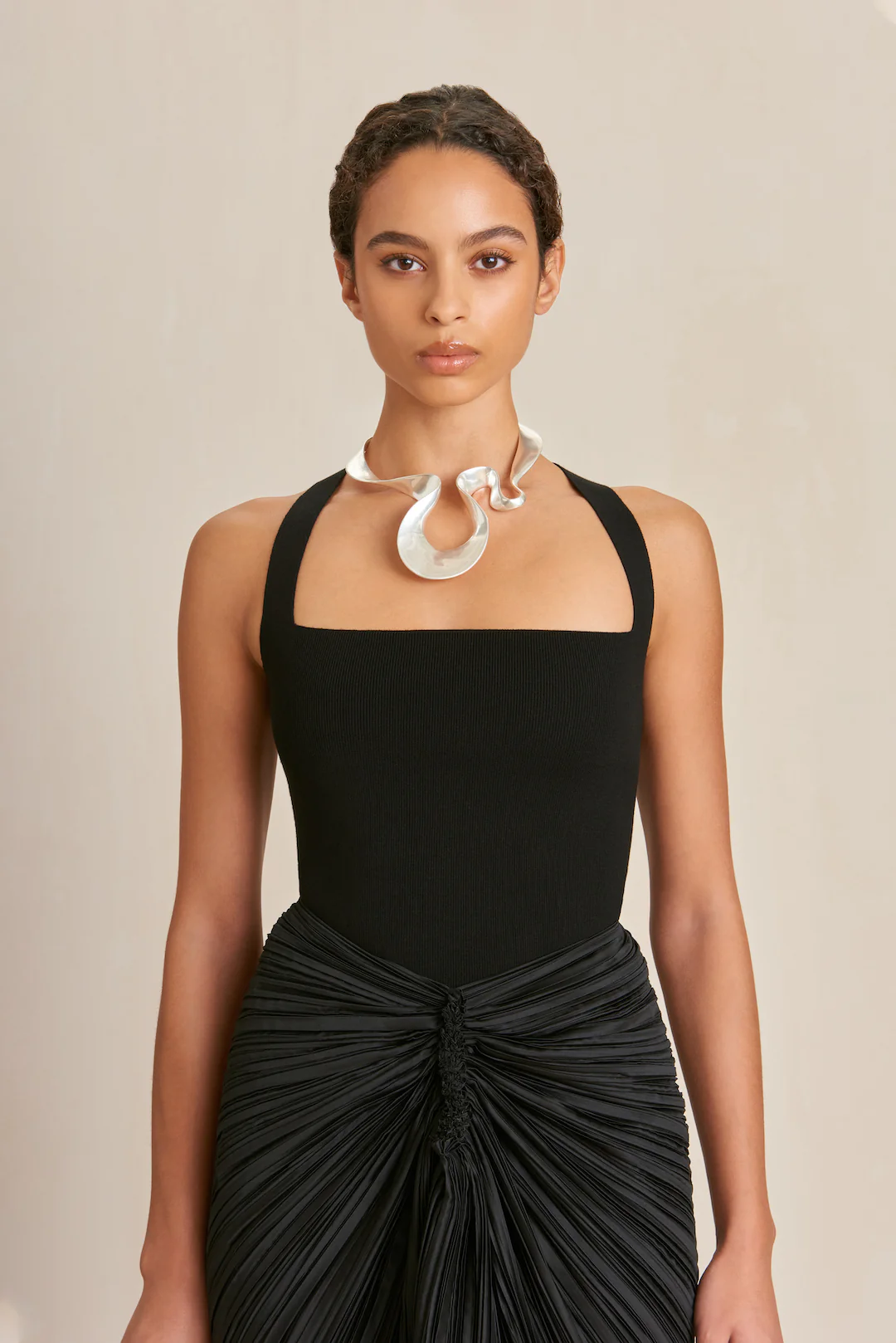 RUE CHOKER - ANTIQUE SILVER