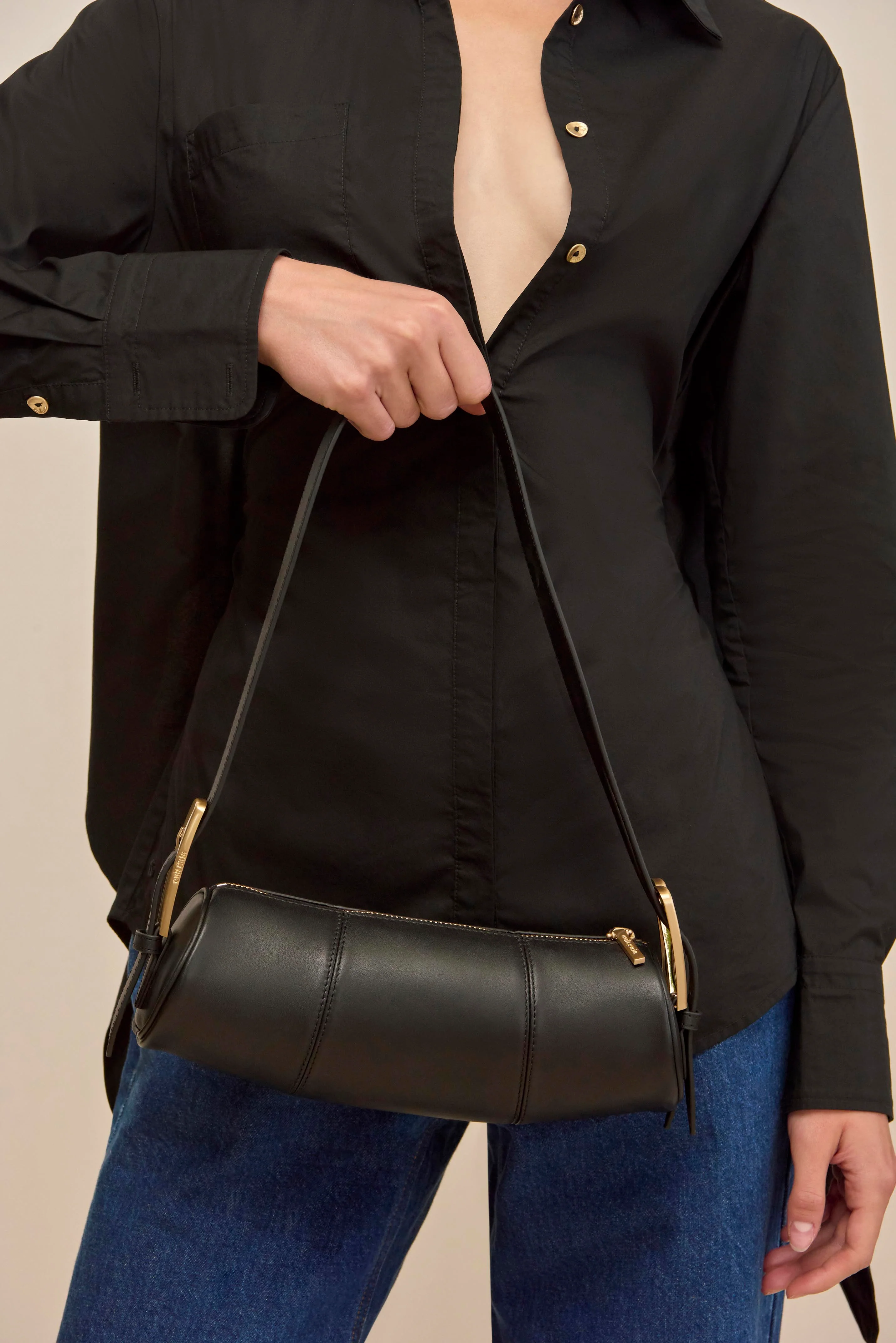 LAINA SHOULDER BAG - BLACK