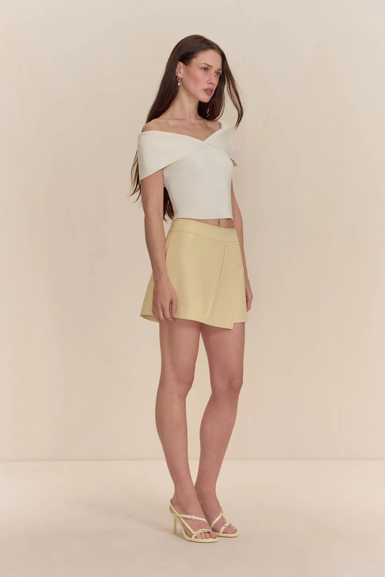 PRESCOTT KNIT TOP - OFF WHITE