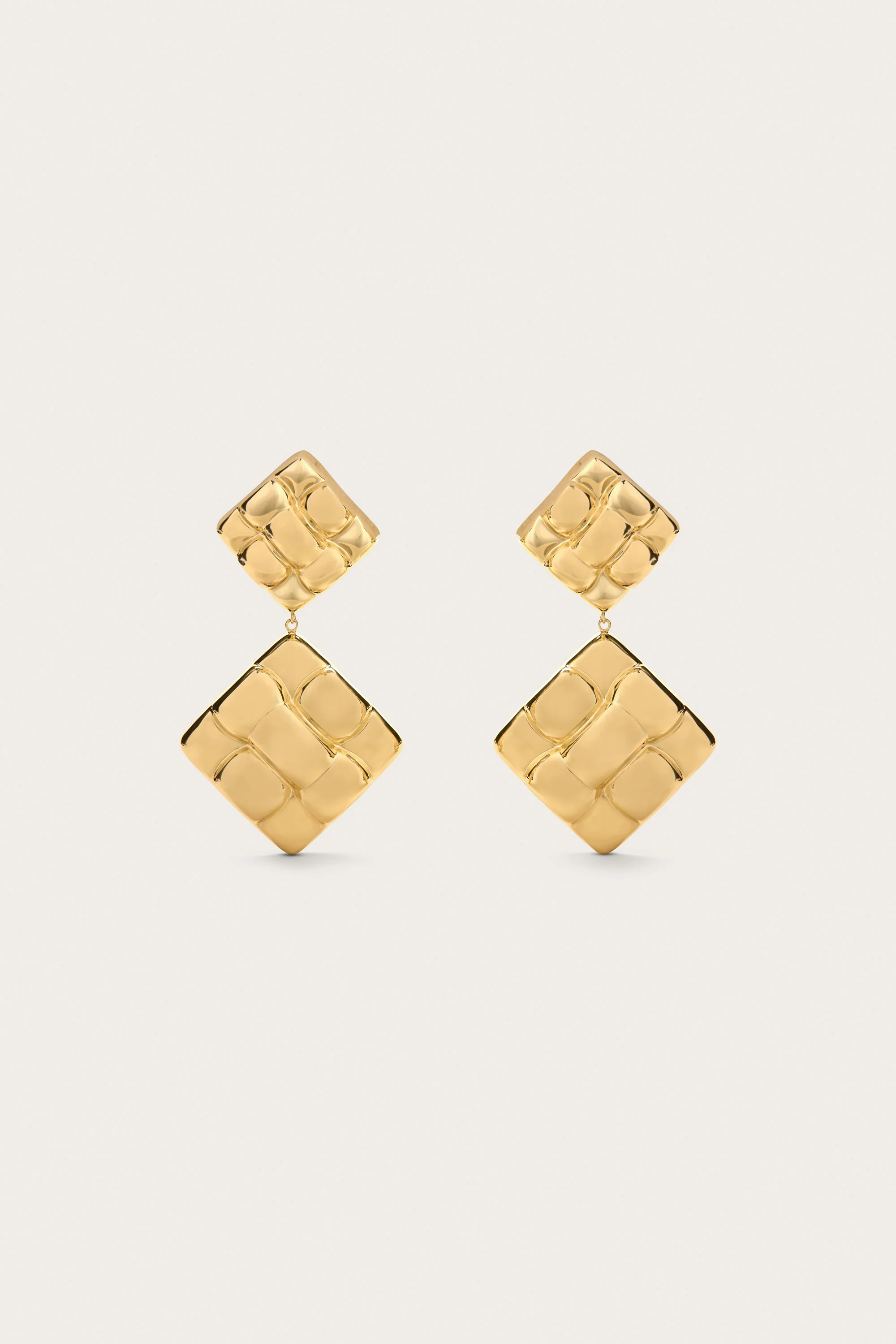 DARCY EARRING - SHINY BRASS