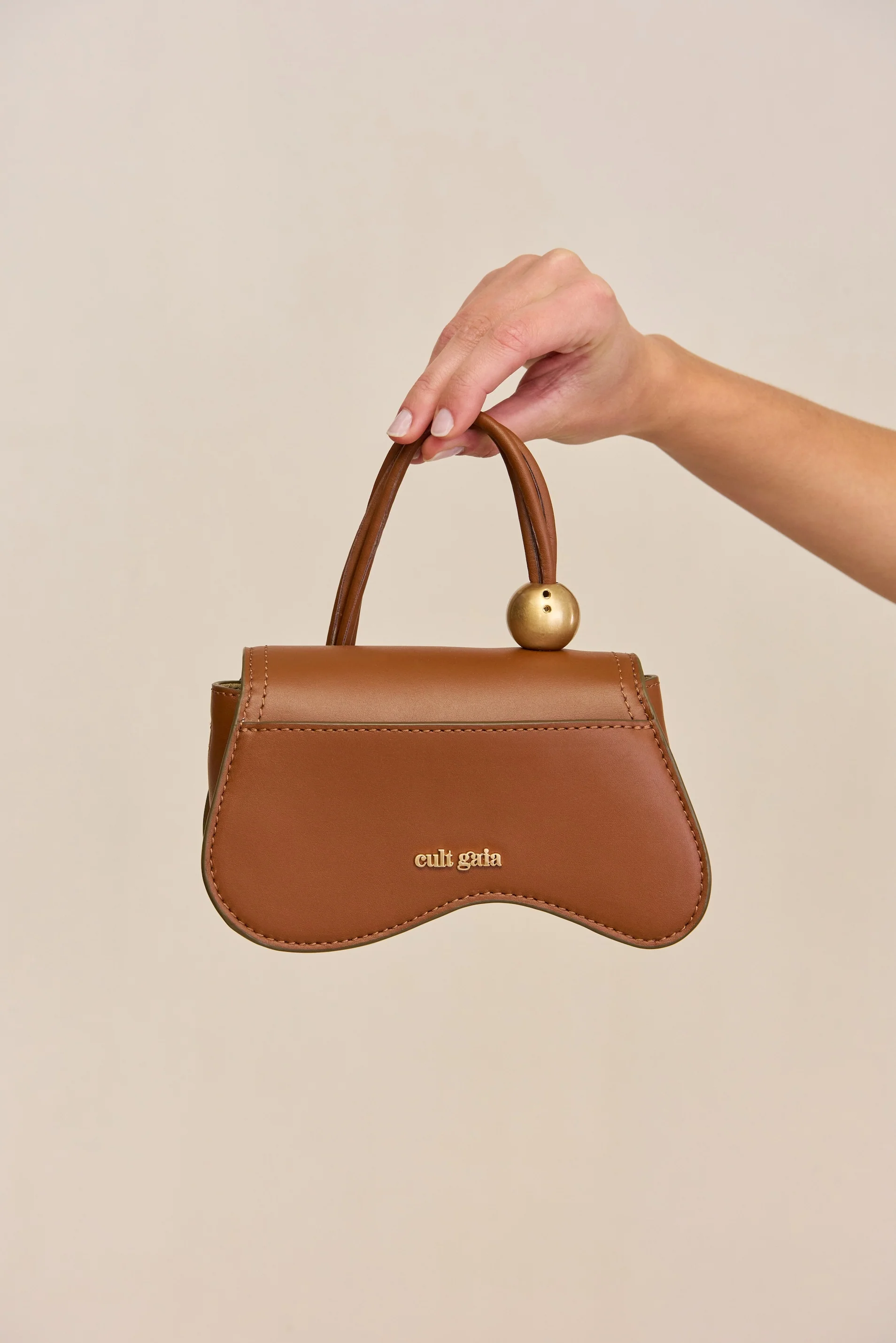 KAZIA NANO CROSSBODY BAG - PECAN