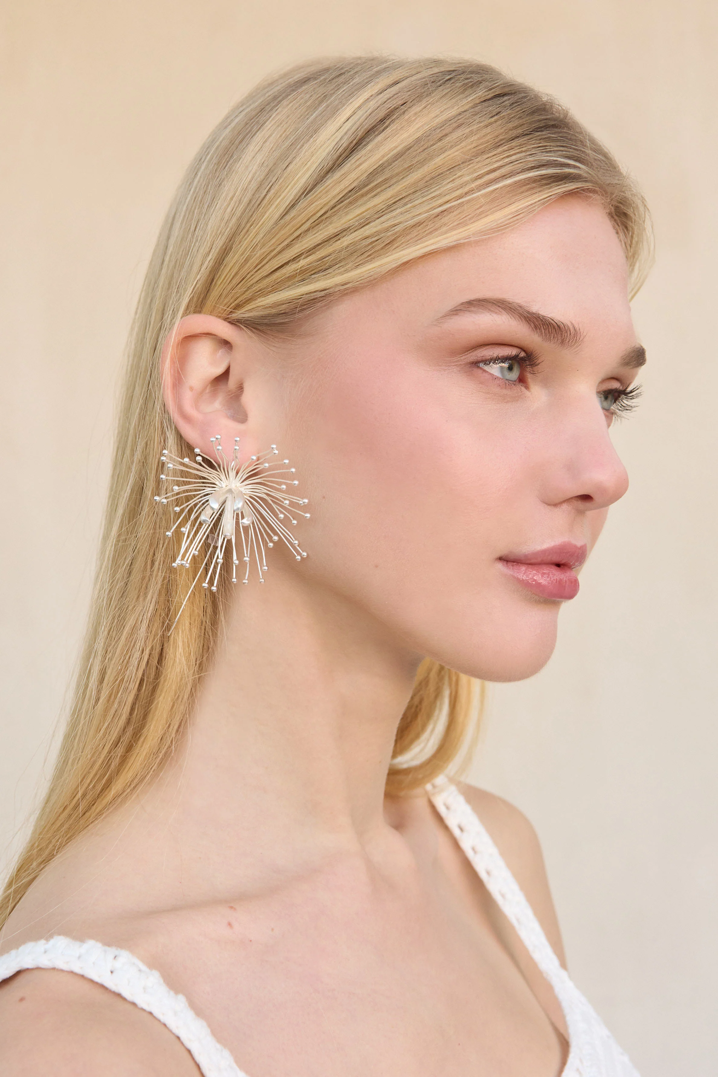 DAMITA EARRING - ANTIQUE SILVER