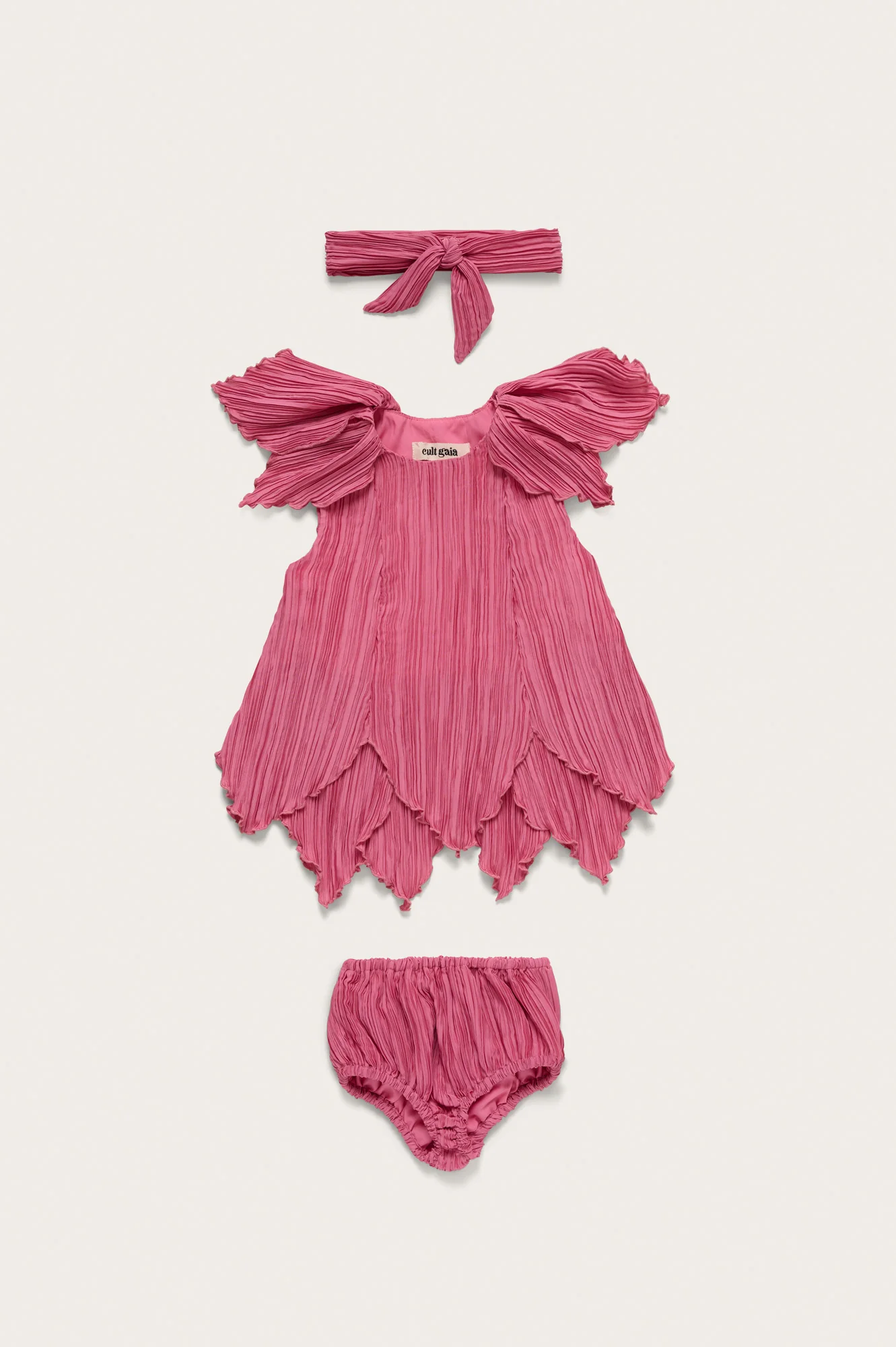 BABY PETAL DRESS & BLOOMER - ROSETTE