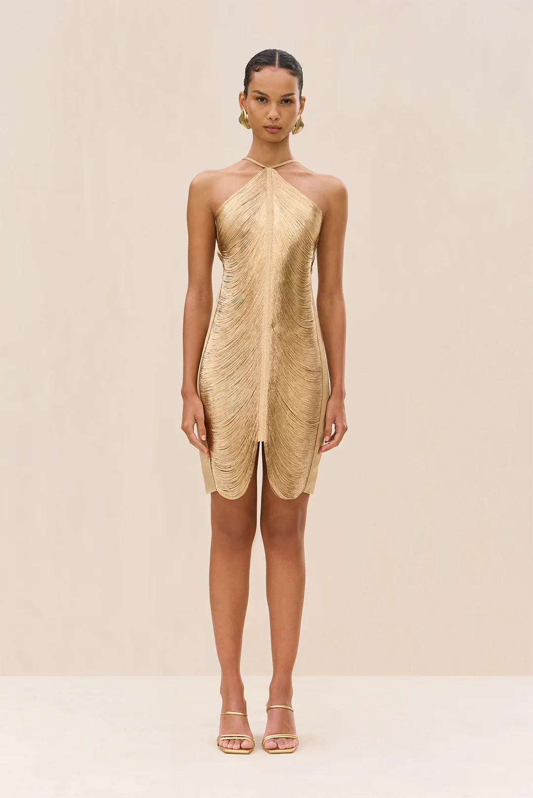 MARA DRESS - LIGHT GOLD