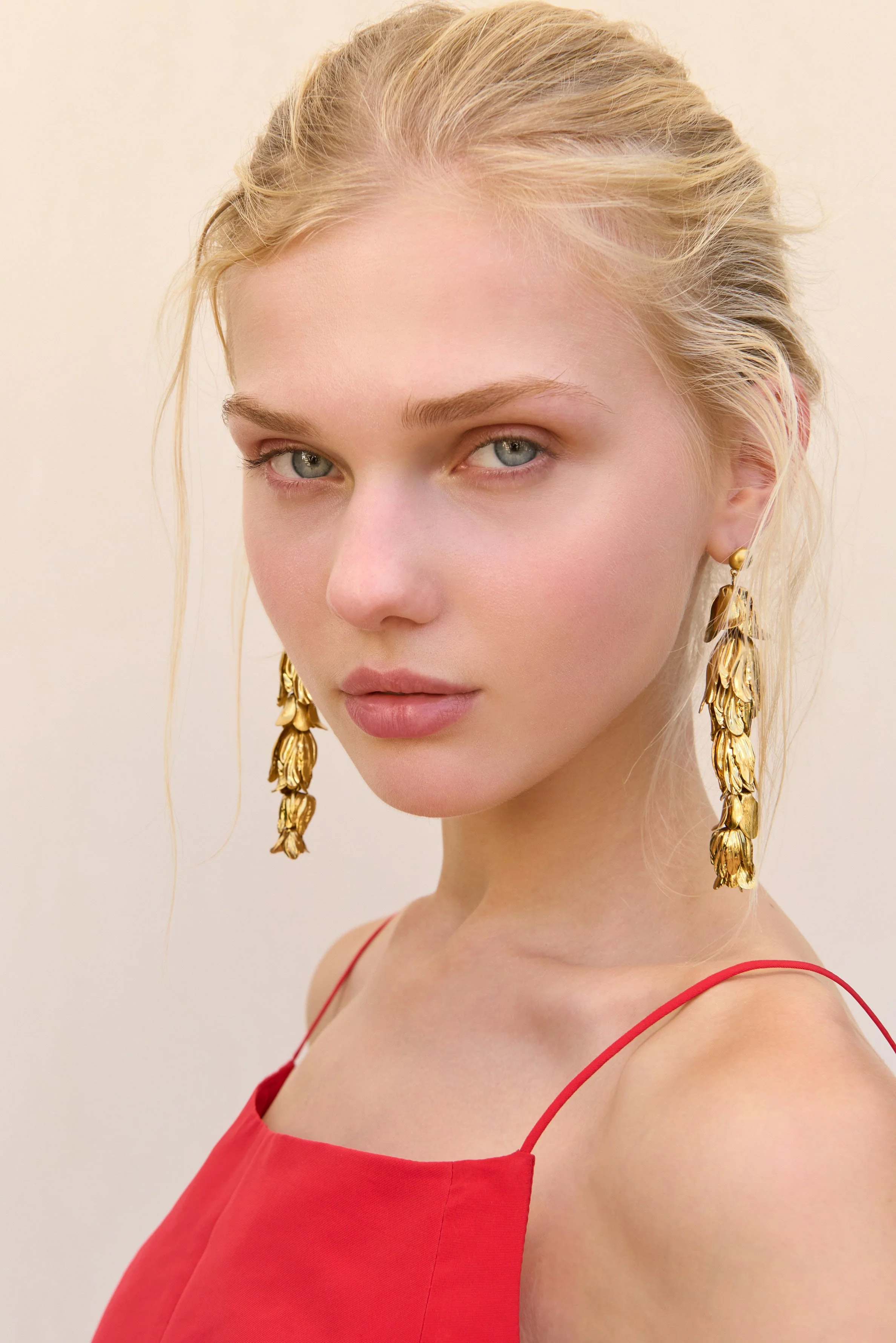 SAFIRA EARRING - ANTIQUE BRASS