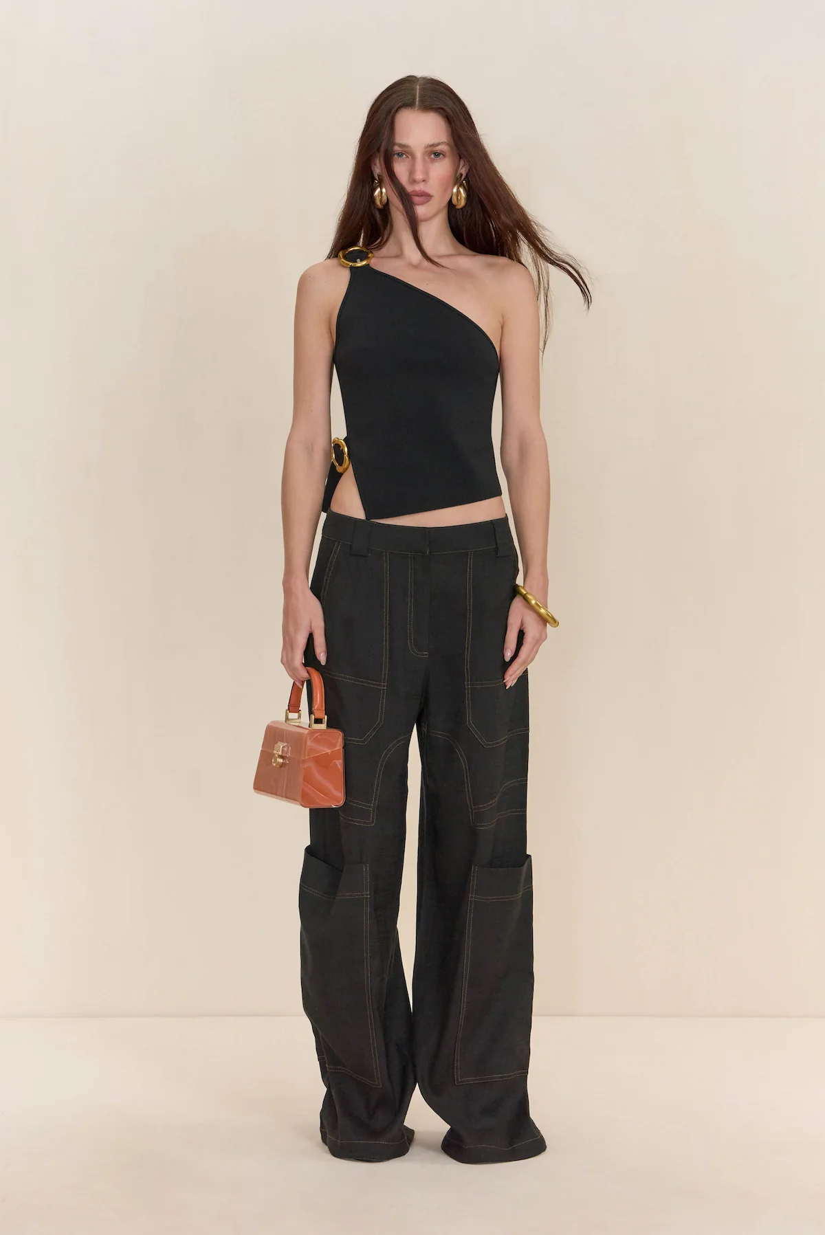 VALERIA KNIT TOP - BLACK