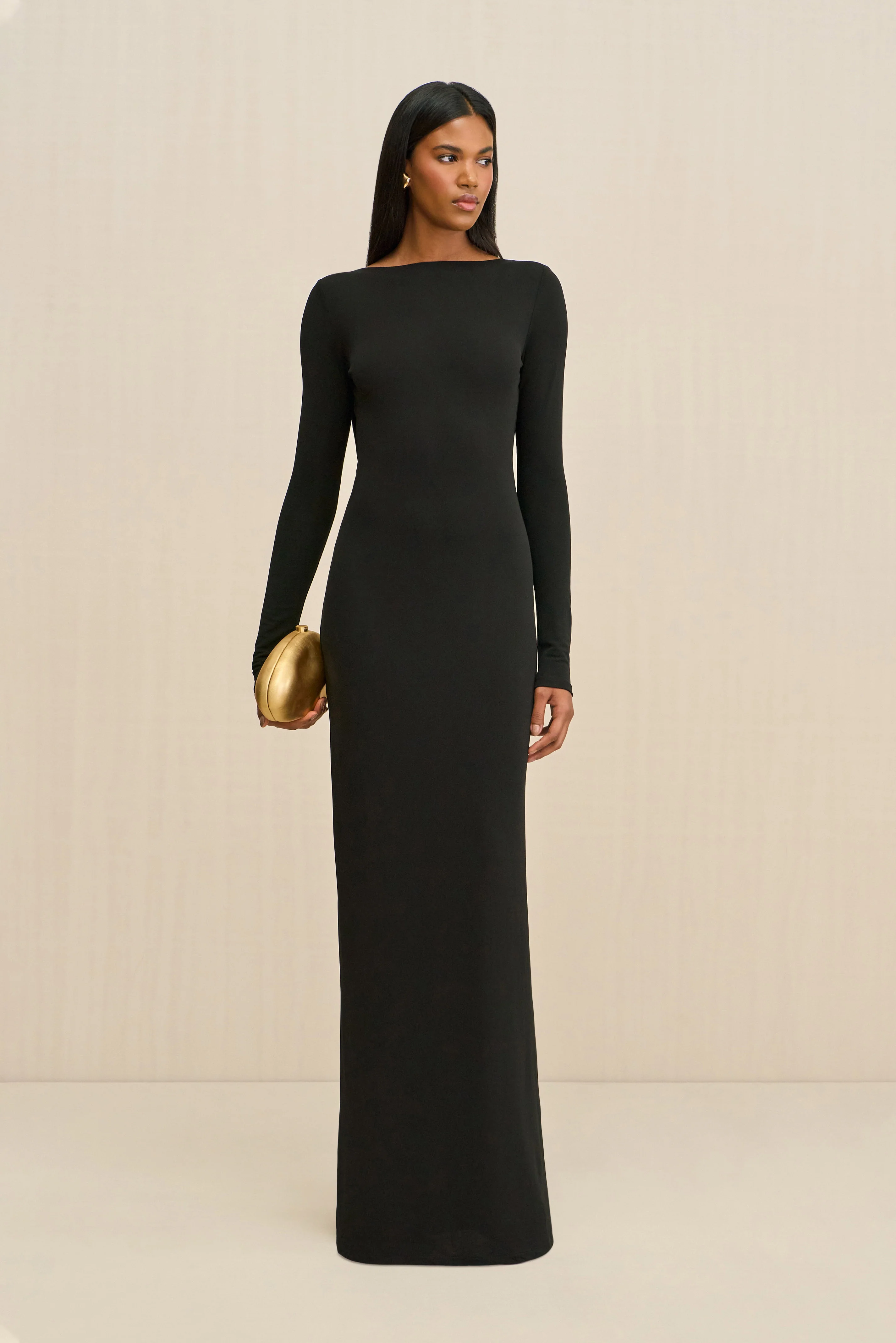 ROZALIA GOWN - BLACK