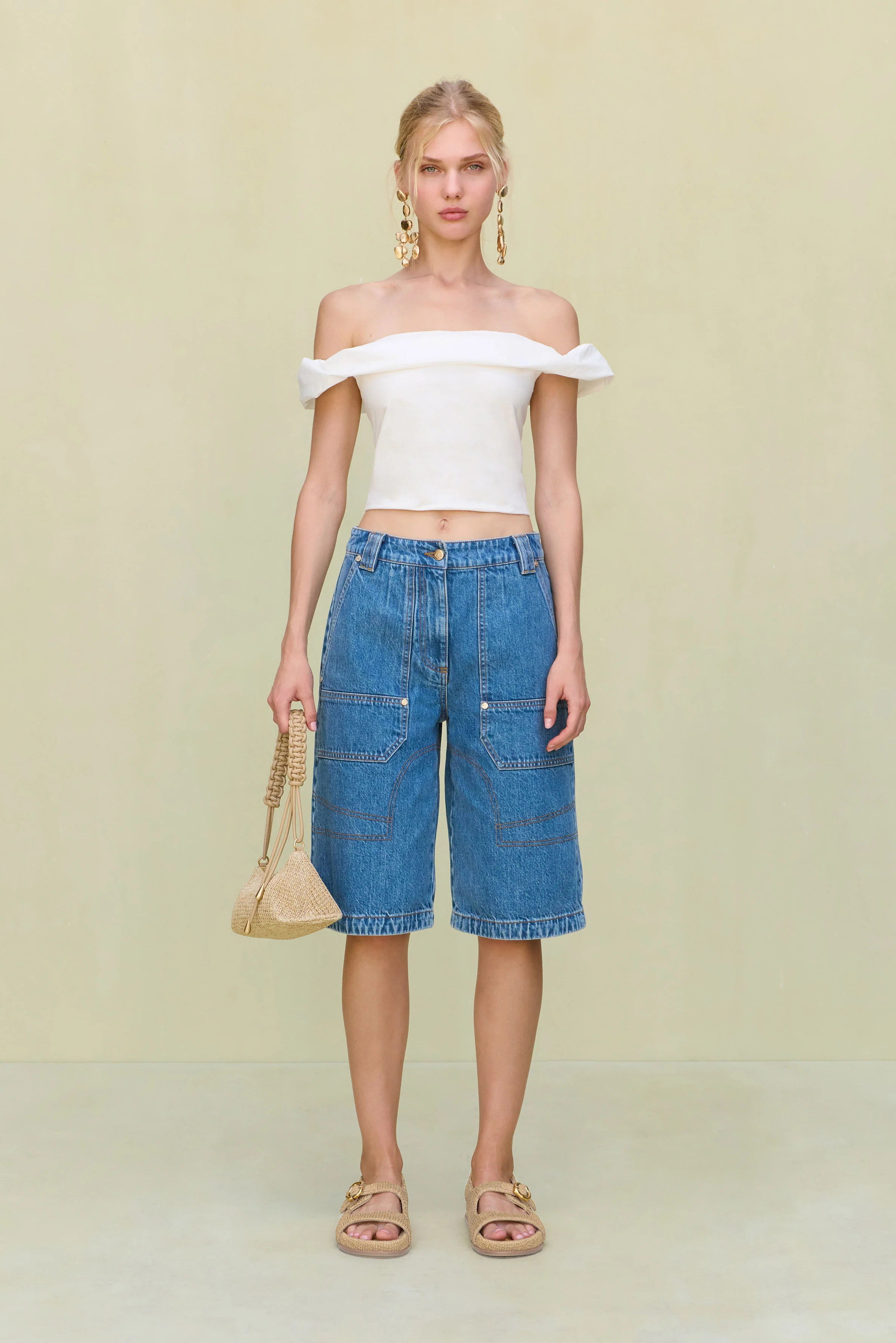 TANAKA SHORT - STONE WASH