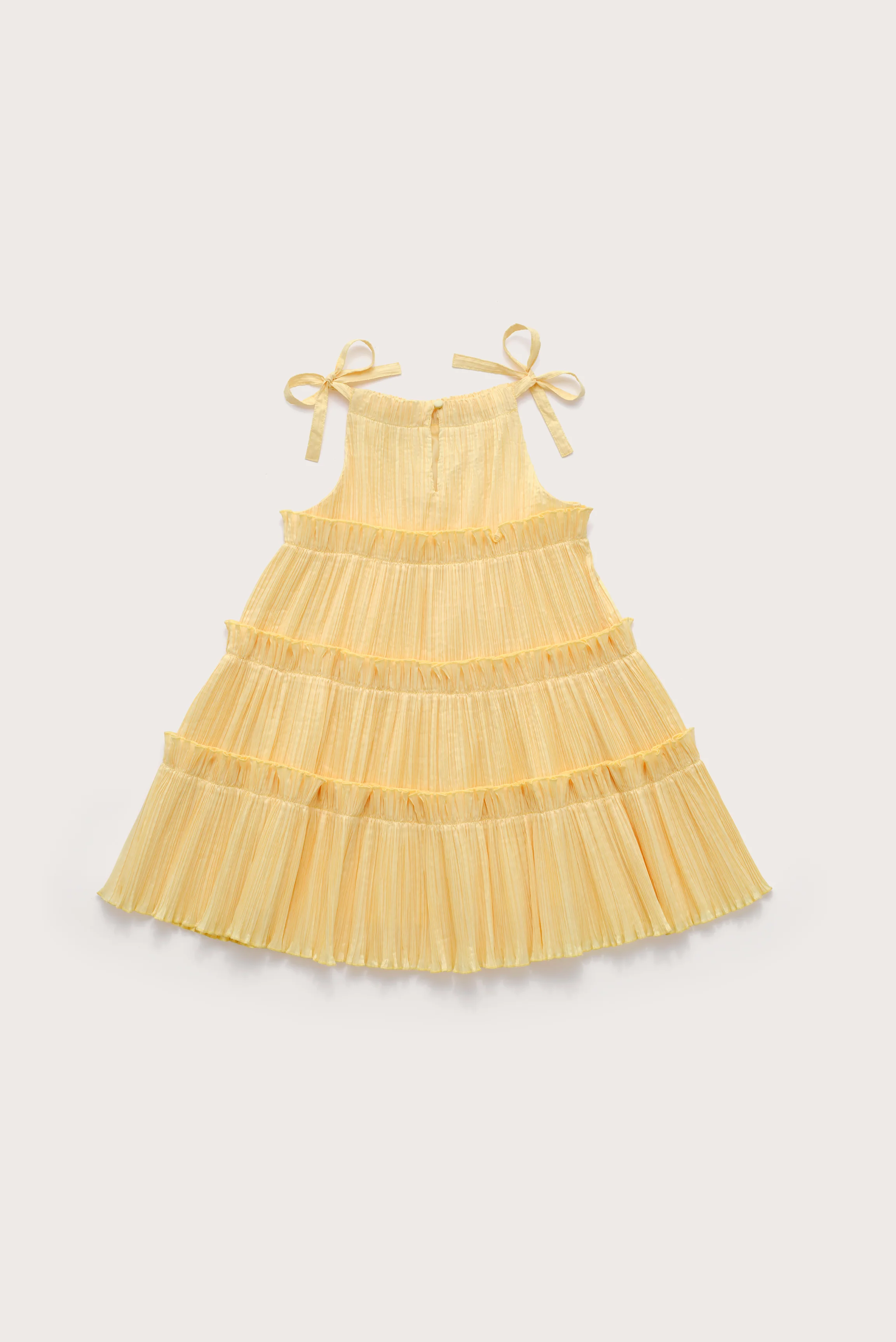 KIDS LEILAH DRESS - DAFFODIL