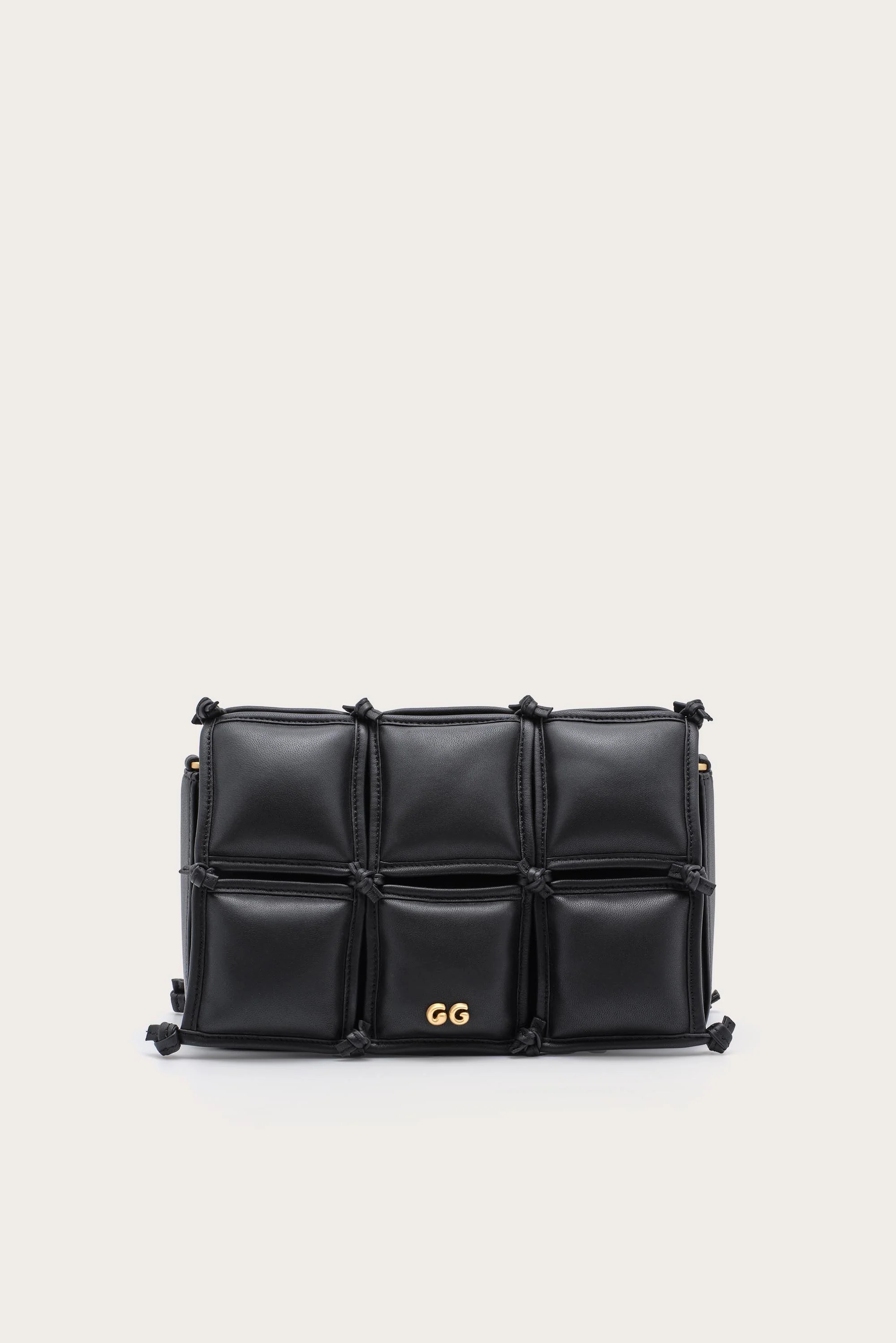 GAIA'S PUFF CROSSBODY BAG - BLACK