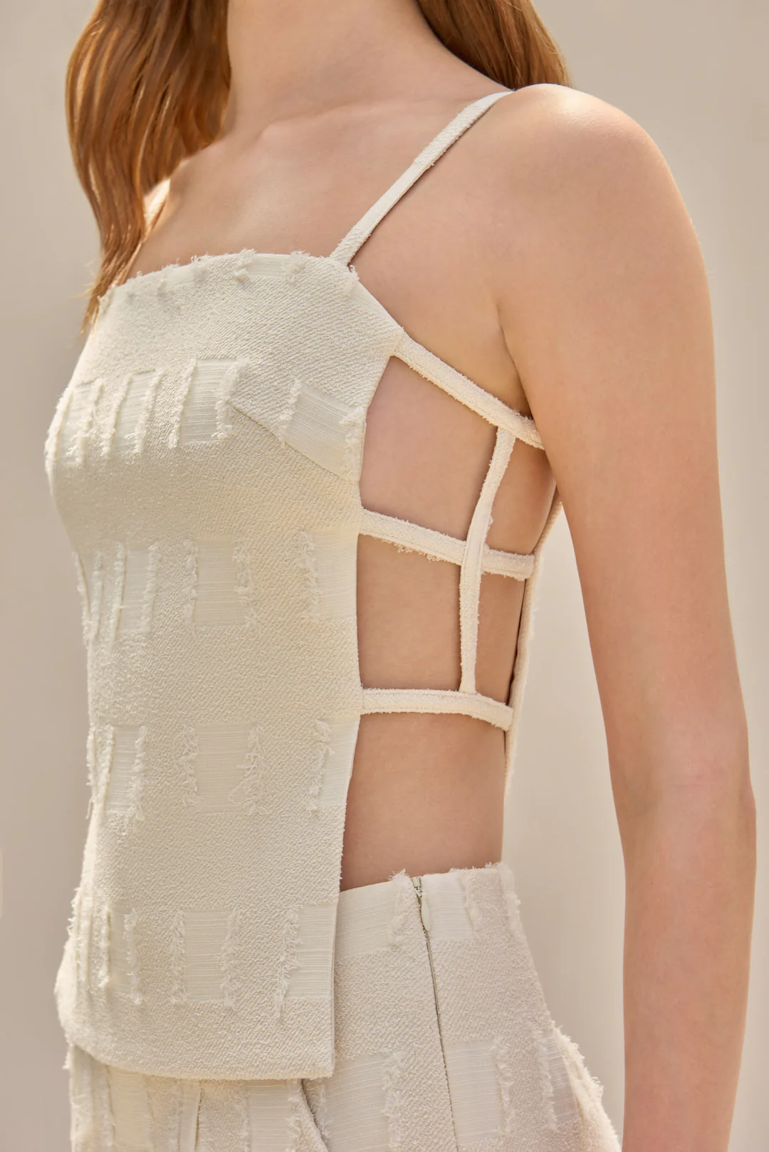 SIMONE TOP - OFF WHITE MULTI
