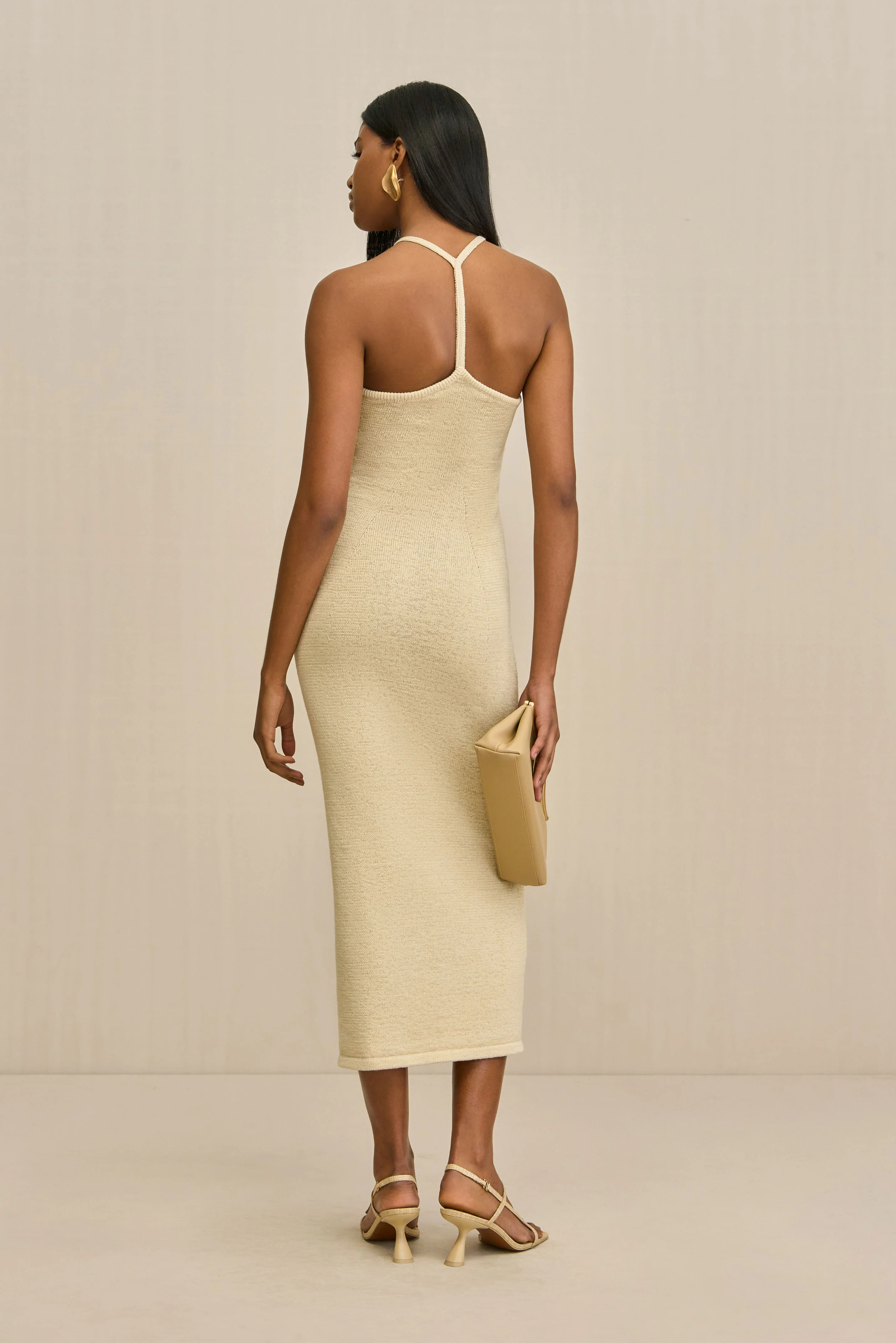 VALMA KNIT DRESS - BEACH