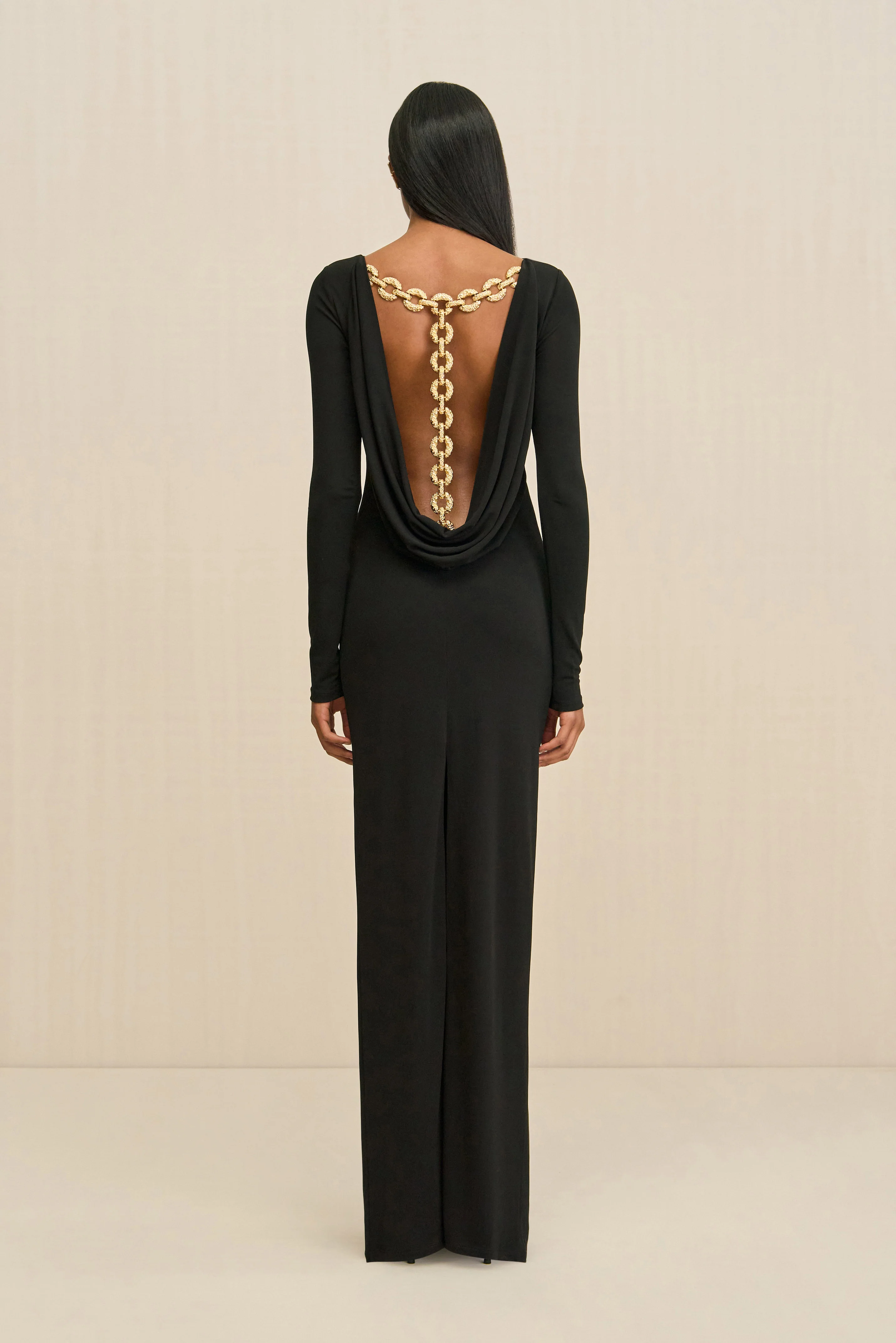 ROZALIA GOWN - BLACK