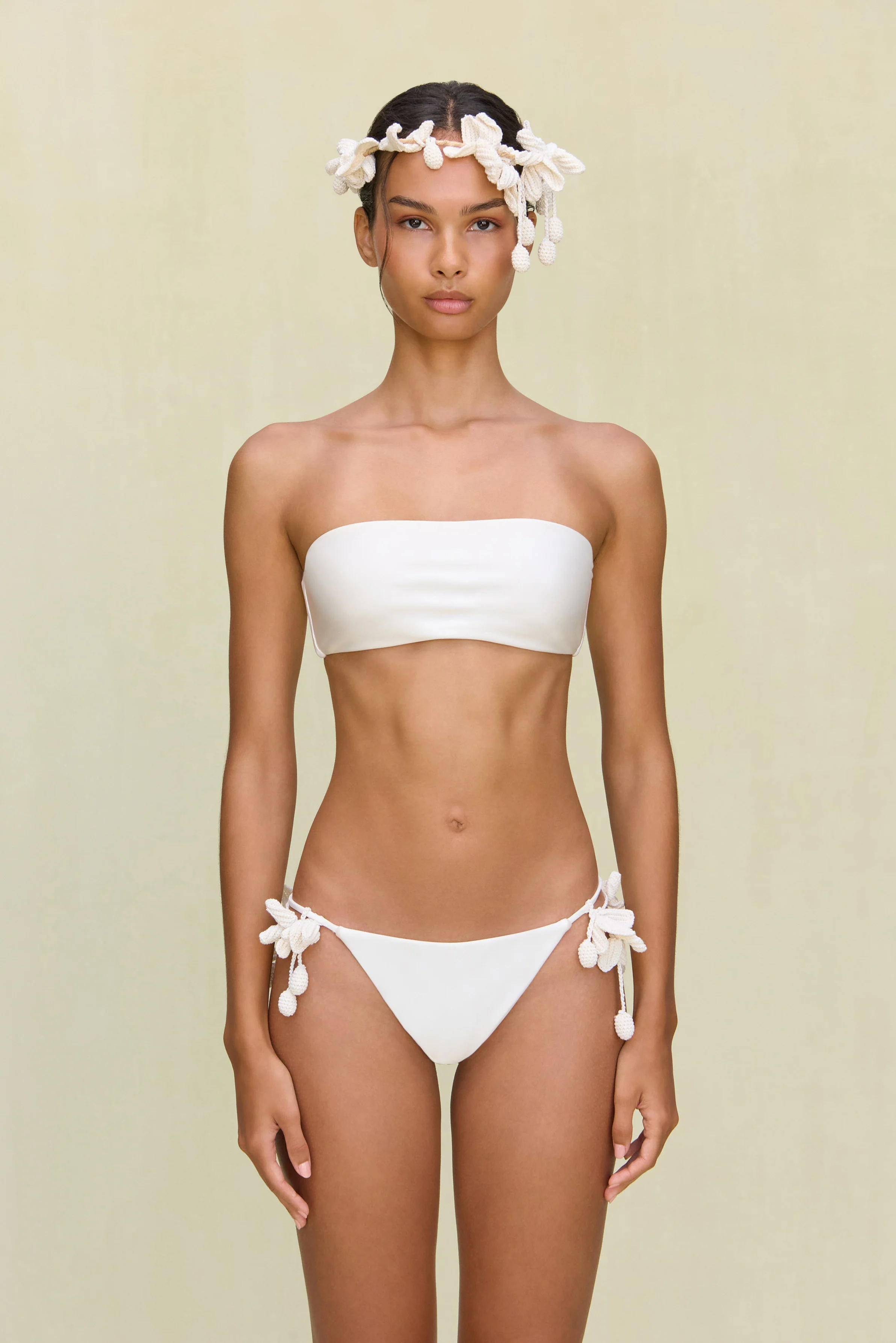 ESTRELLA BIKINI TOP - OFF WHITE