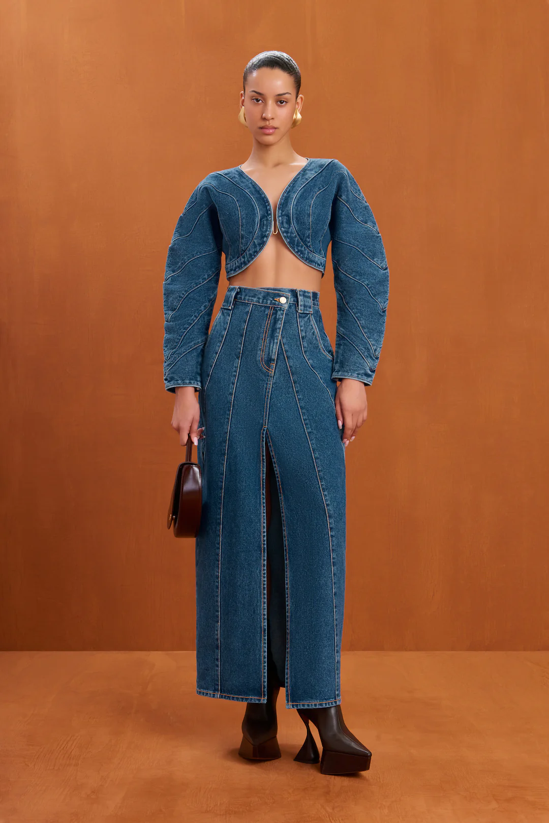 ALESSANDRA JEAN TOP - INDIGO