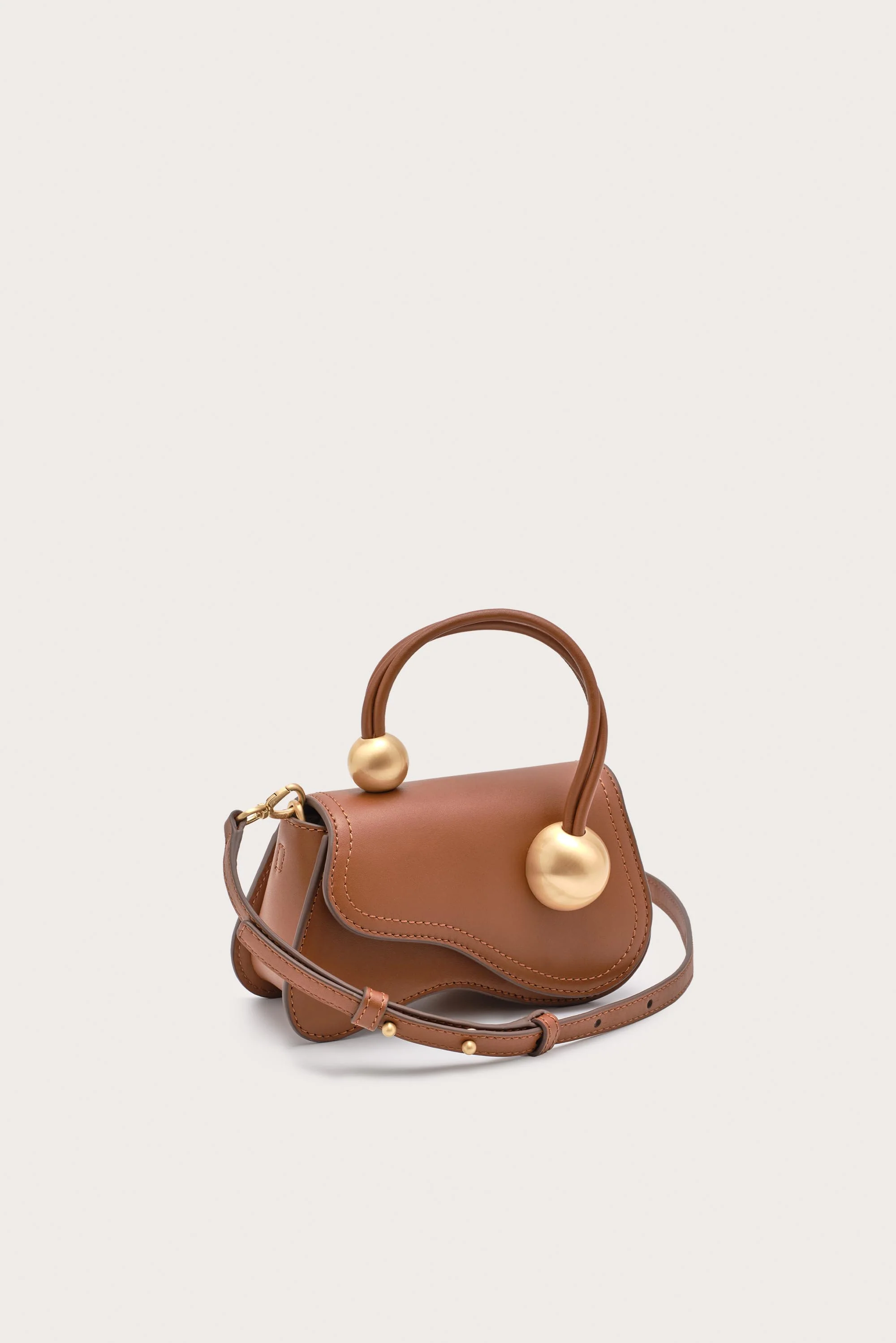 KAZIA NANO CROSSBODY BAG - PECAN