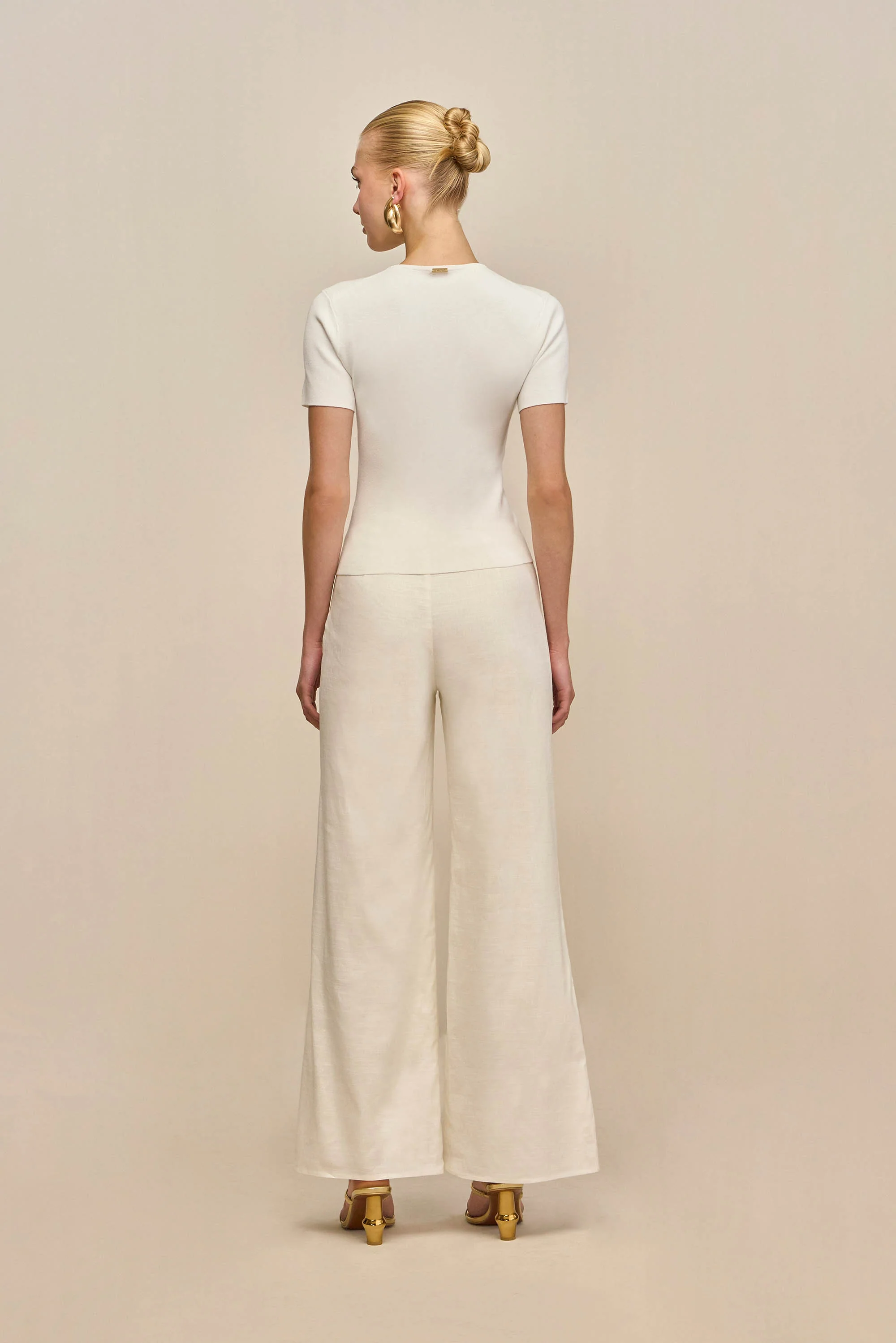 MILIOS KNIT TOP - OFF WHITE