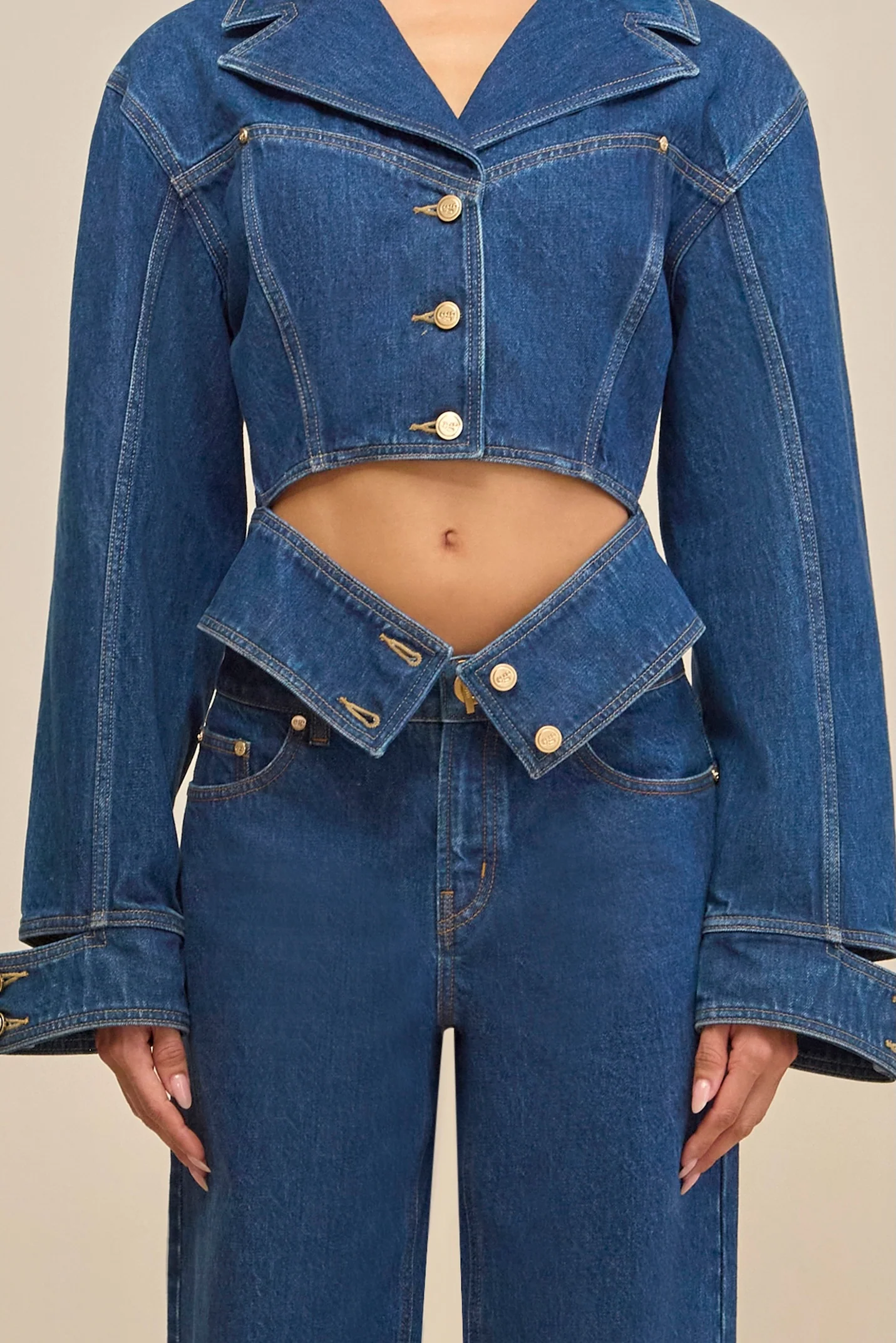 WILFRED JACKET - DARK STONE WASH