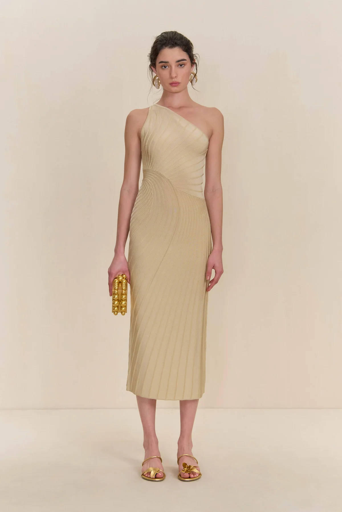 RAITH KNIT DRESS - BEACH