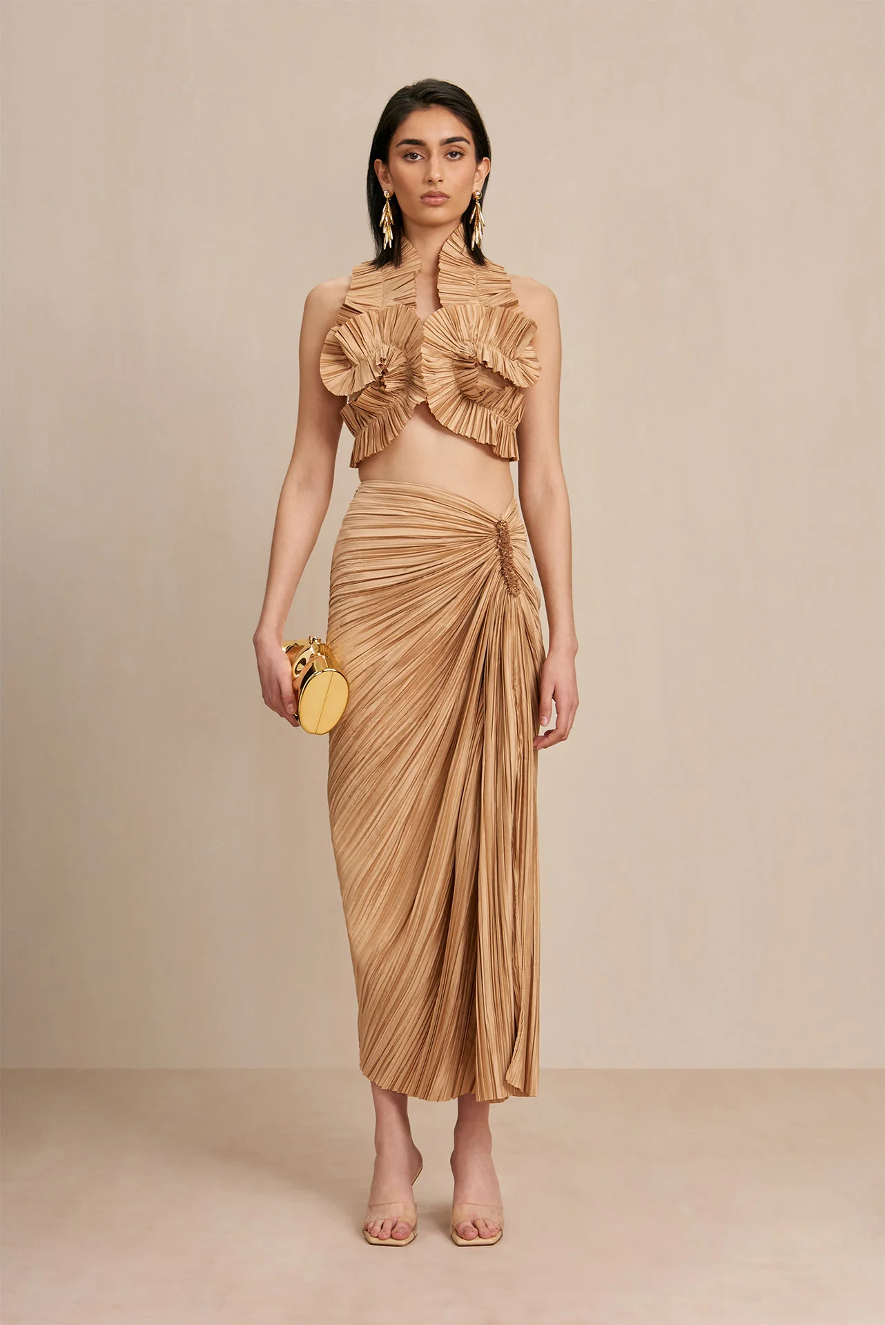 ADILIA TOP - LIGHT CAMEL