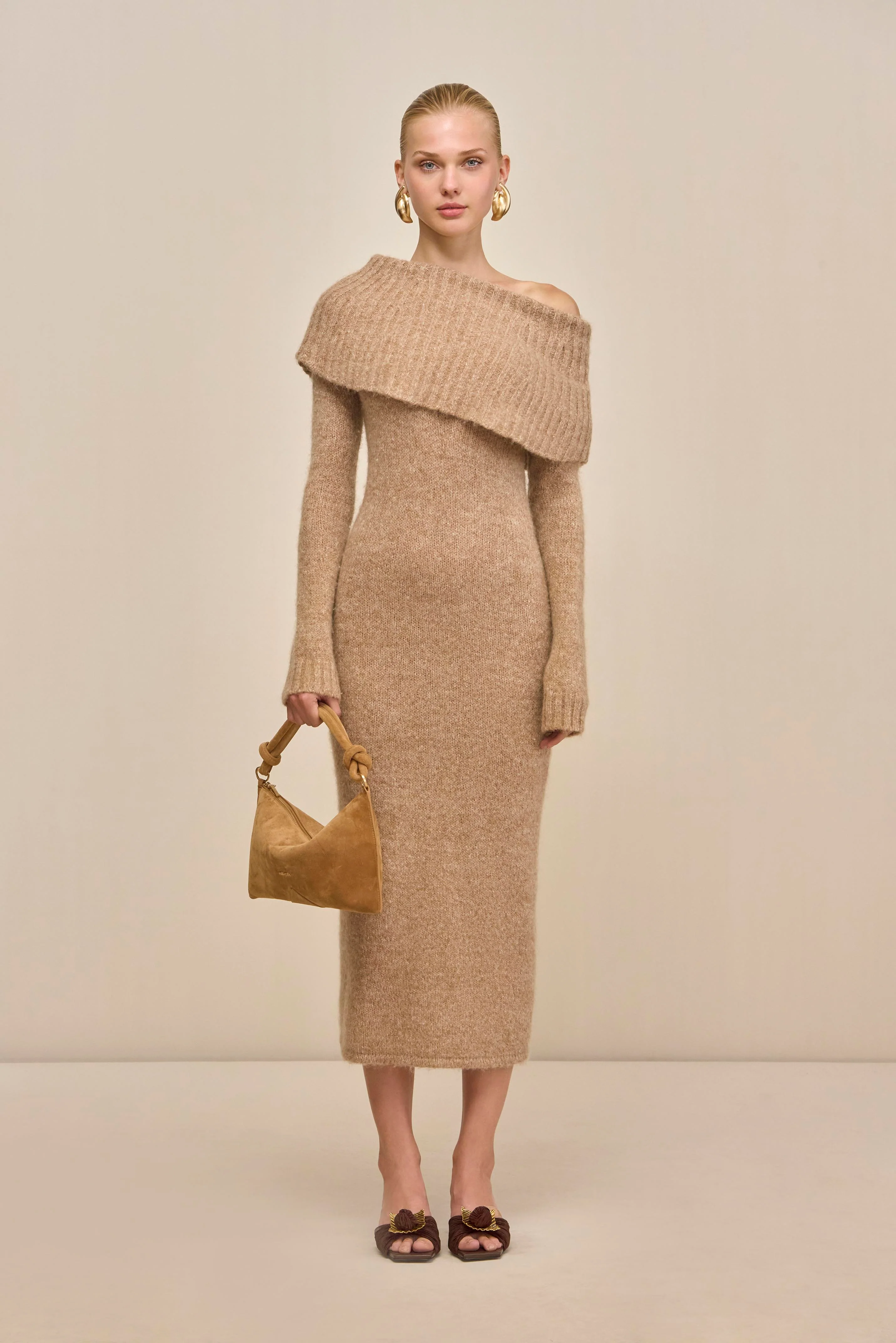 HERA MINI SHOULDER BAG - CAMEL