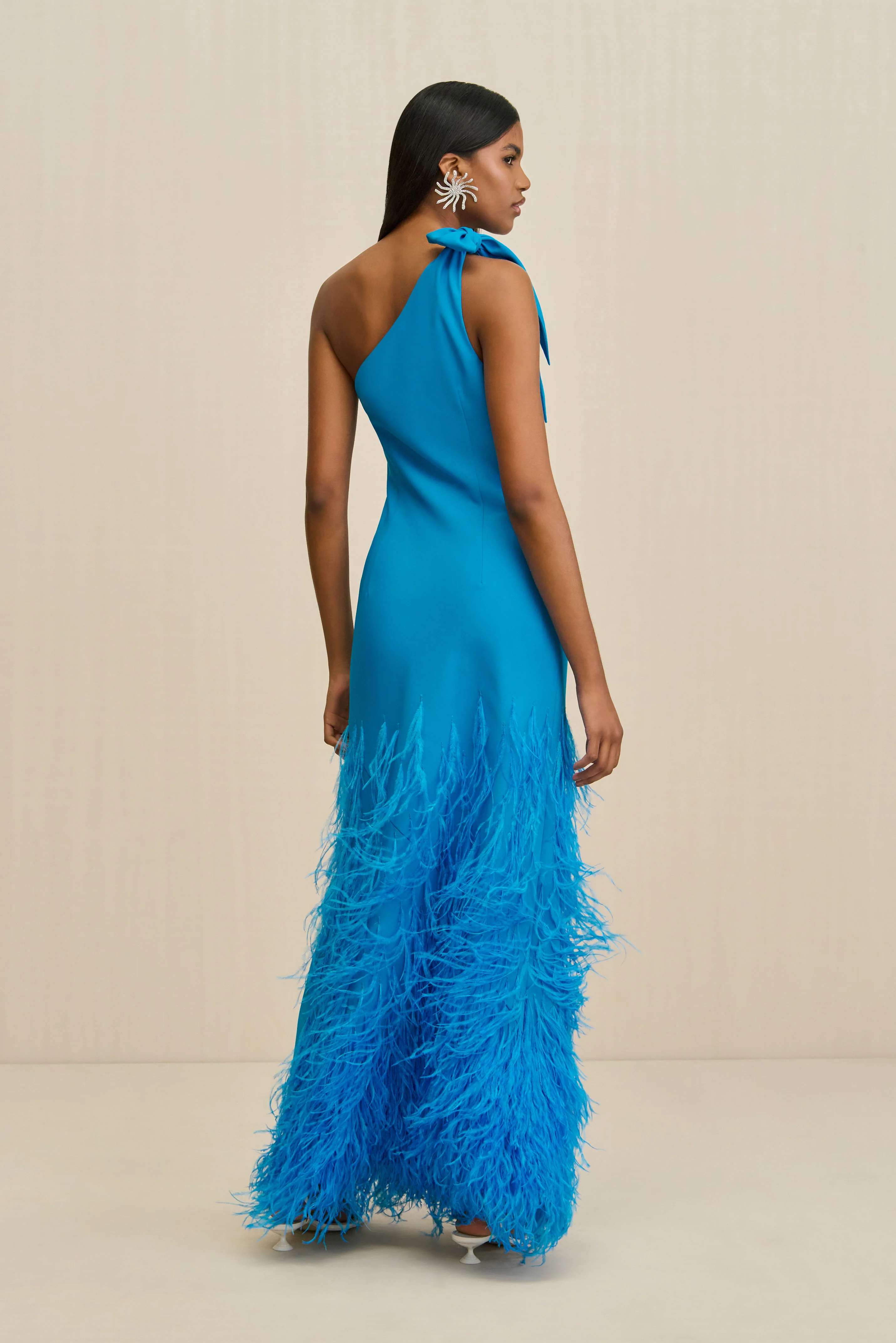 GHETA DRESS - LAKE BLUE