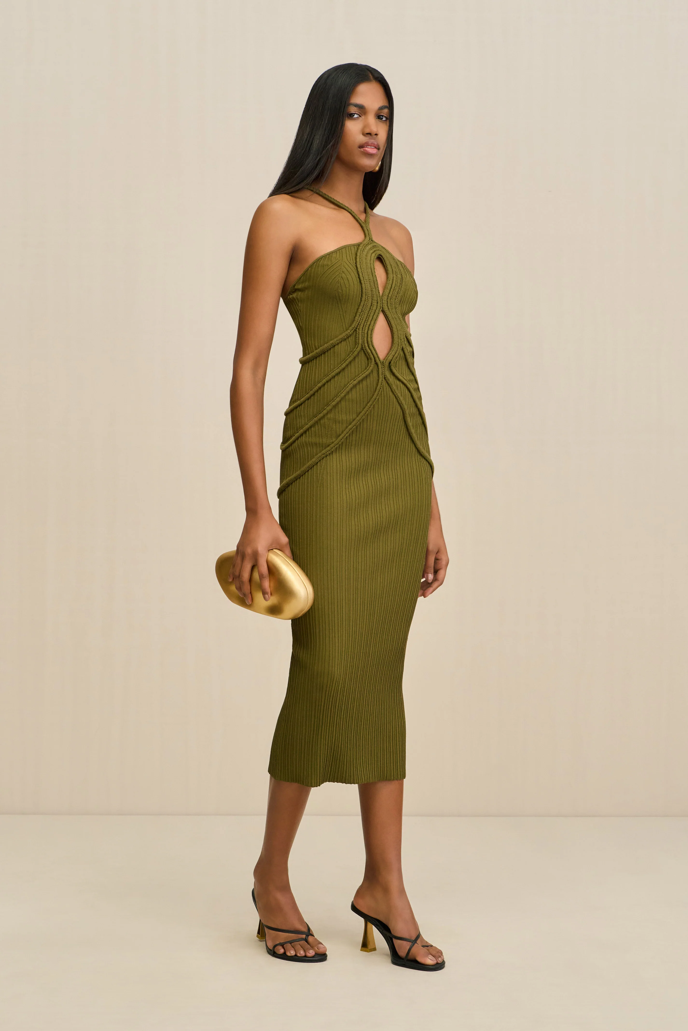 AVERY KNIT DRESS - SERPENT