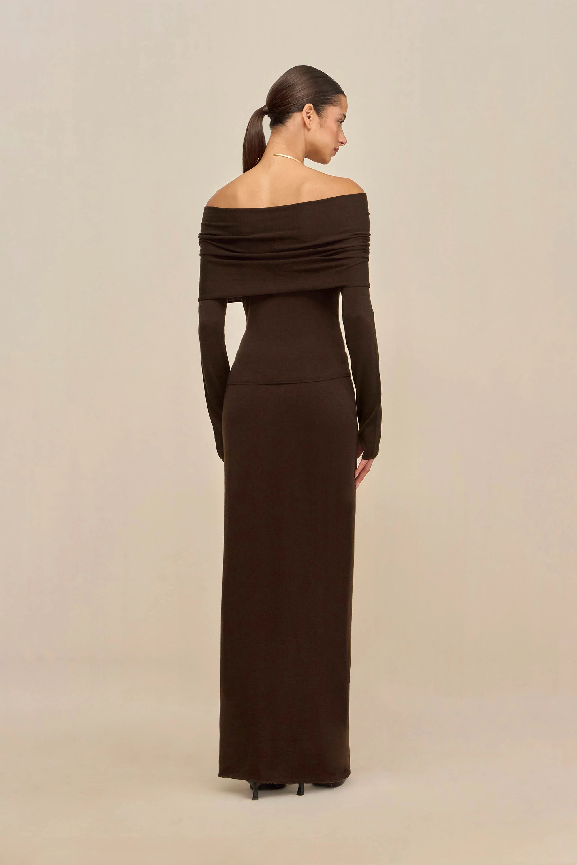 NADINE SKIRT - DARK JAVA