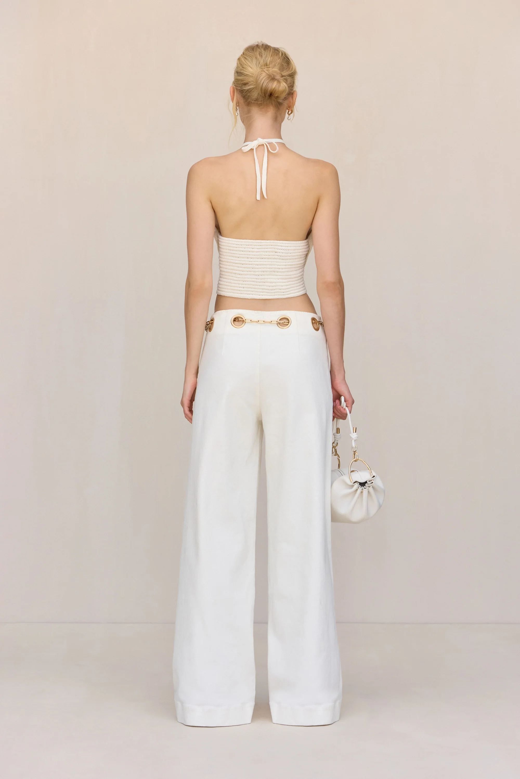 EMELIA CROCHET TOP - OFF WHITE