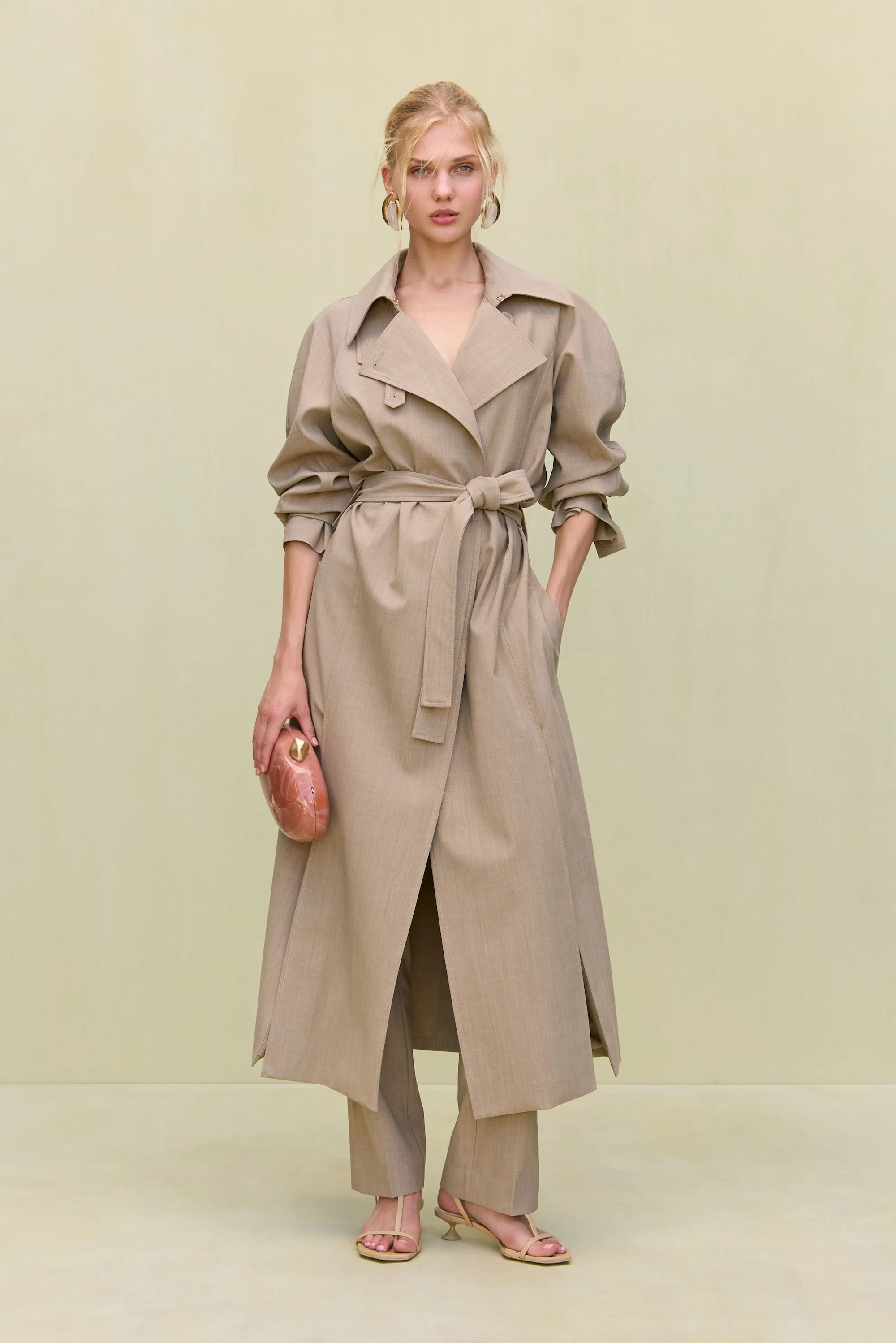 BRIGITA COAT - BEIGE