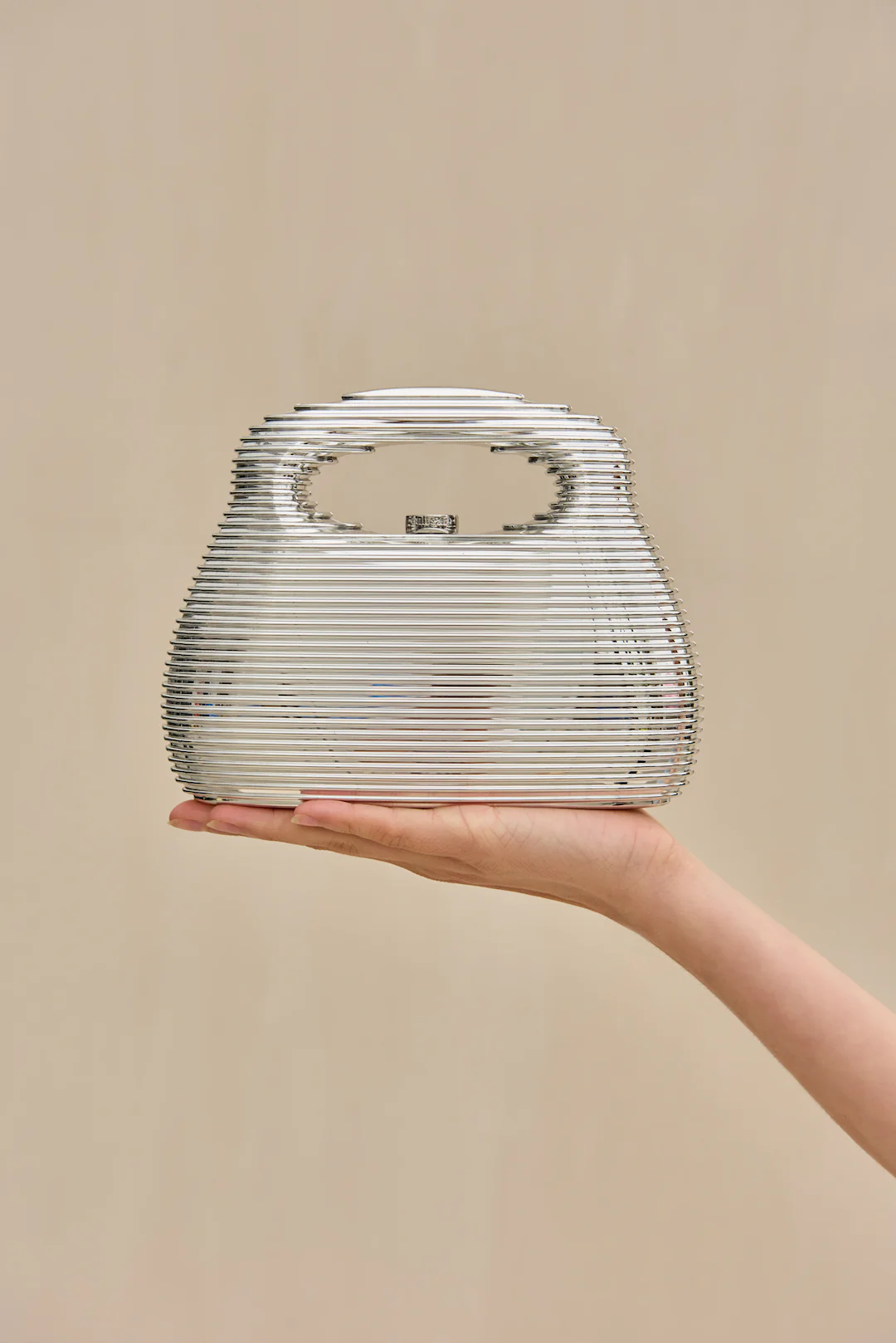 MIMI BAG - SHINY SILVER