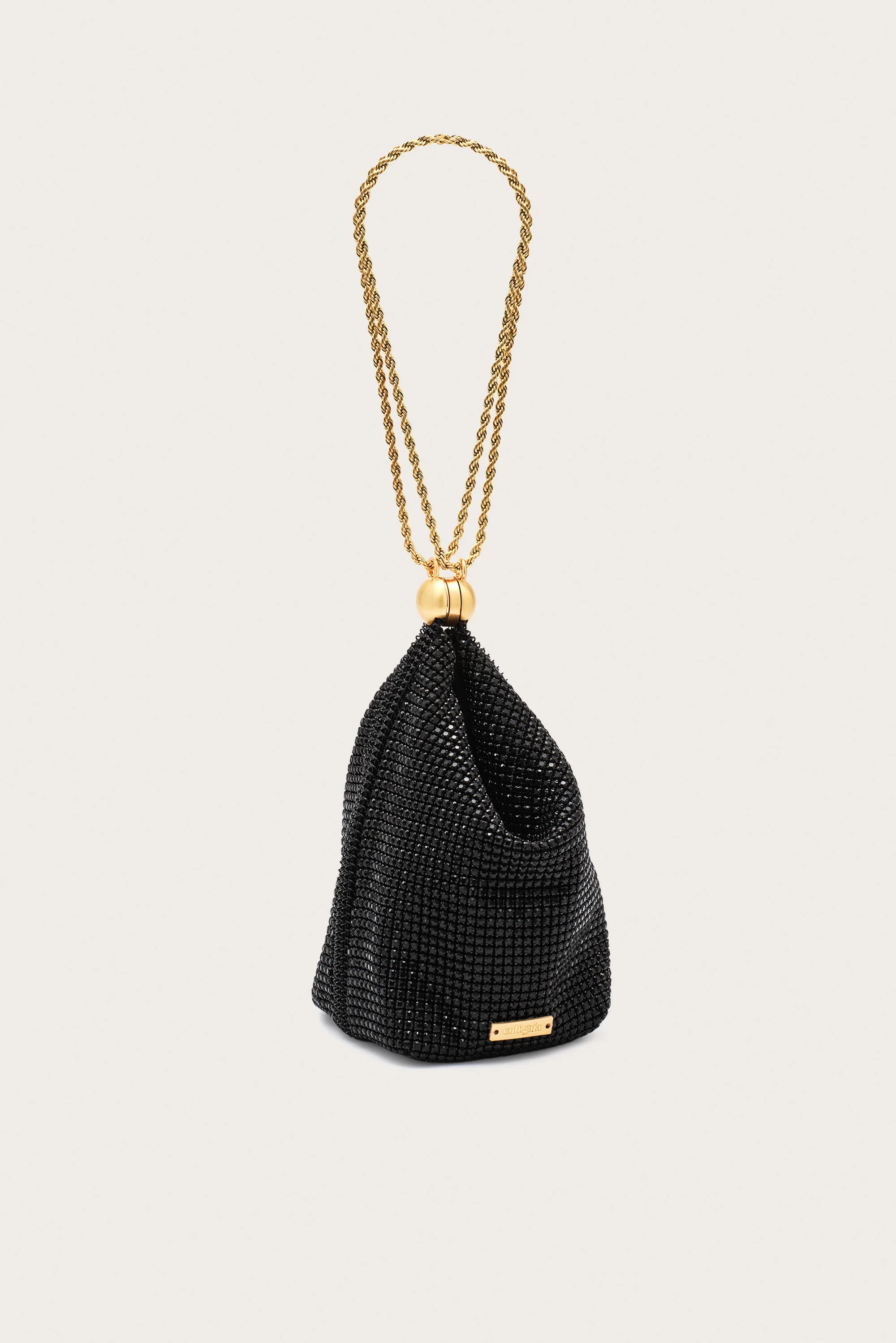 RUE WRISTLET BAG - BLACK
